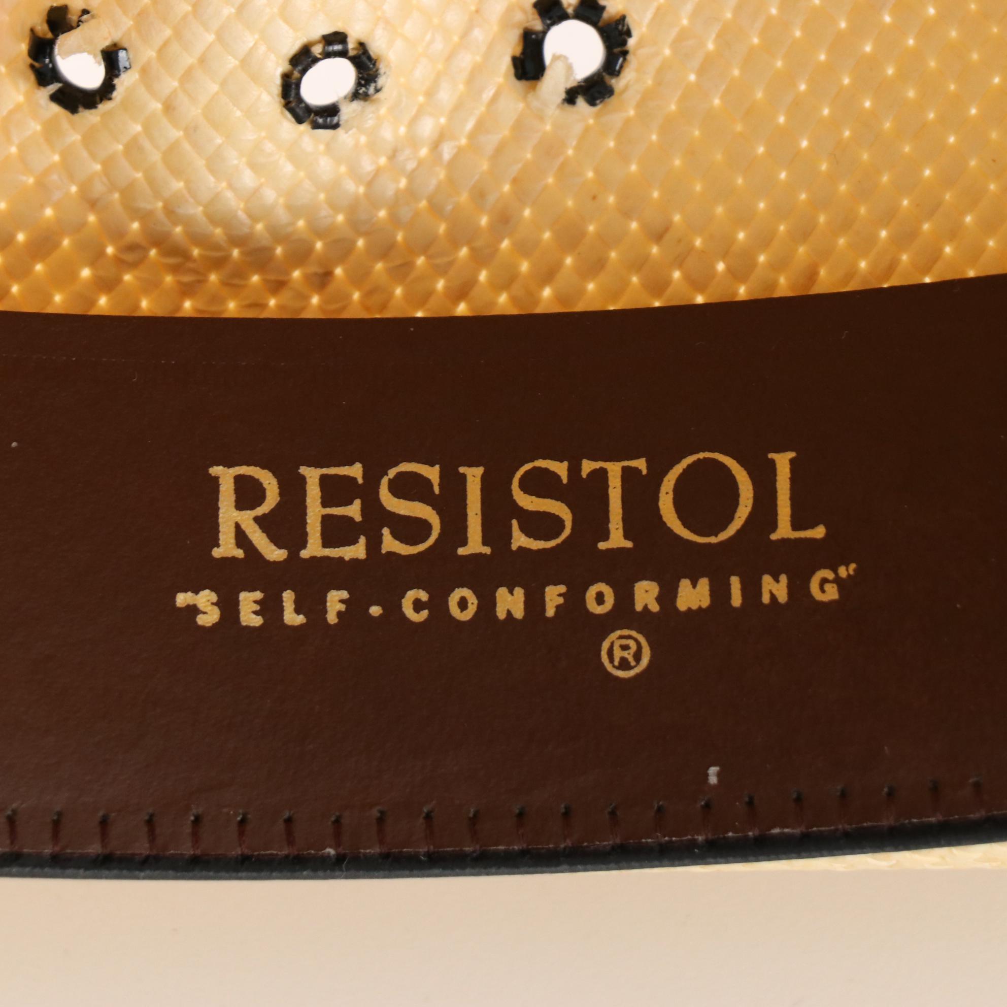 Stetson and Resistol Western Style Straw Hats