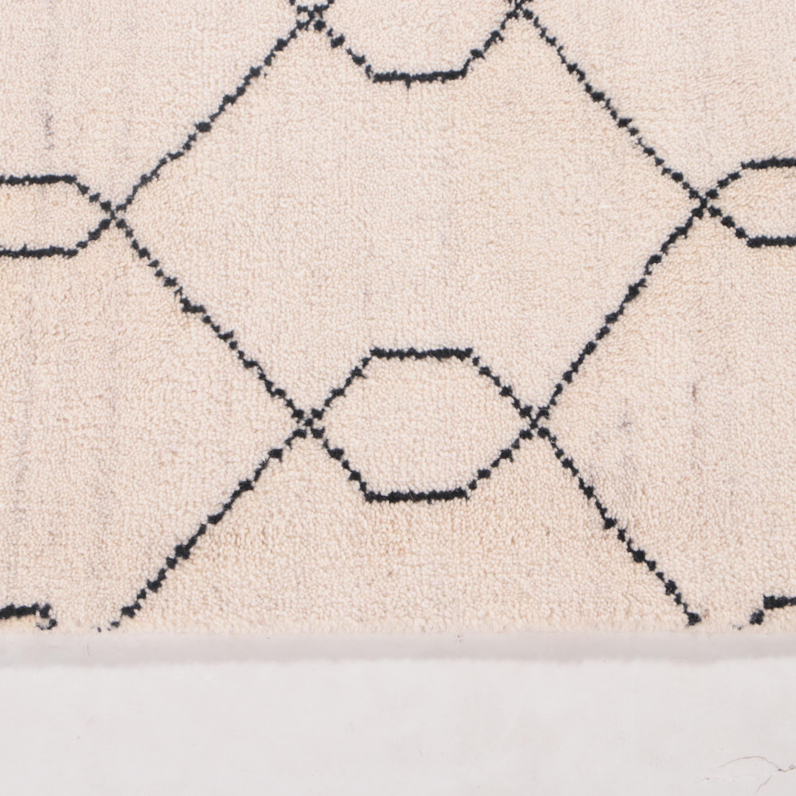 8'2 x 9'10 Hand-Knotted Ethan Allen Tulu Trellis Area Rug