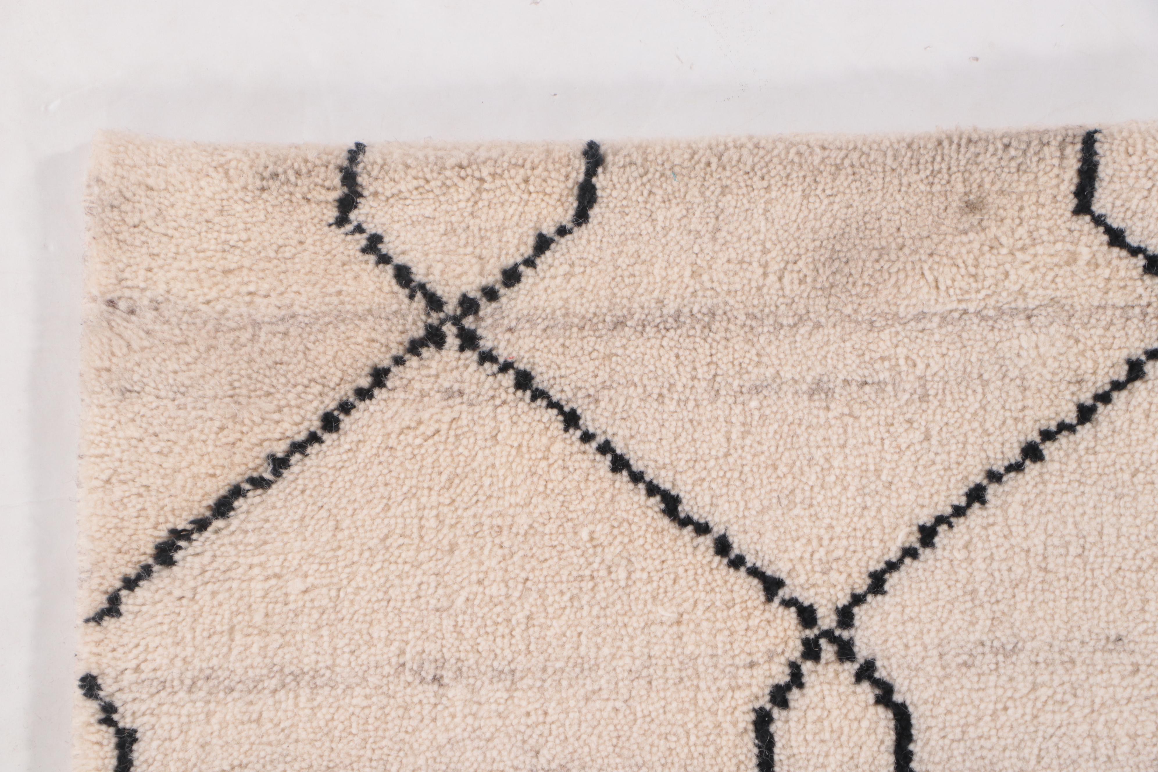 8'2 x 9'10 Hand-Knotted Ethan Allen Tulu Trellis Area Rug