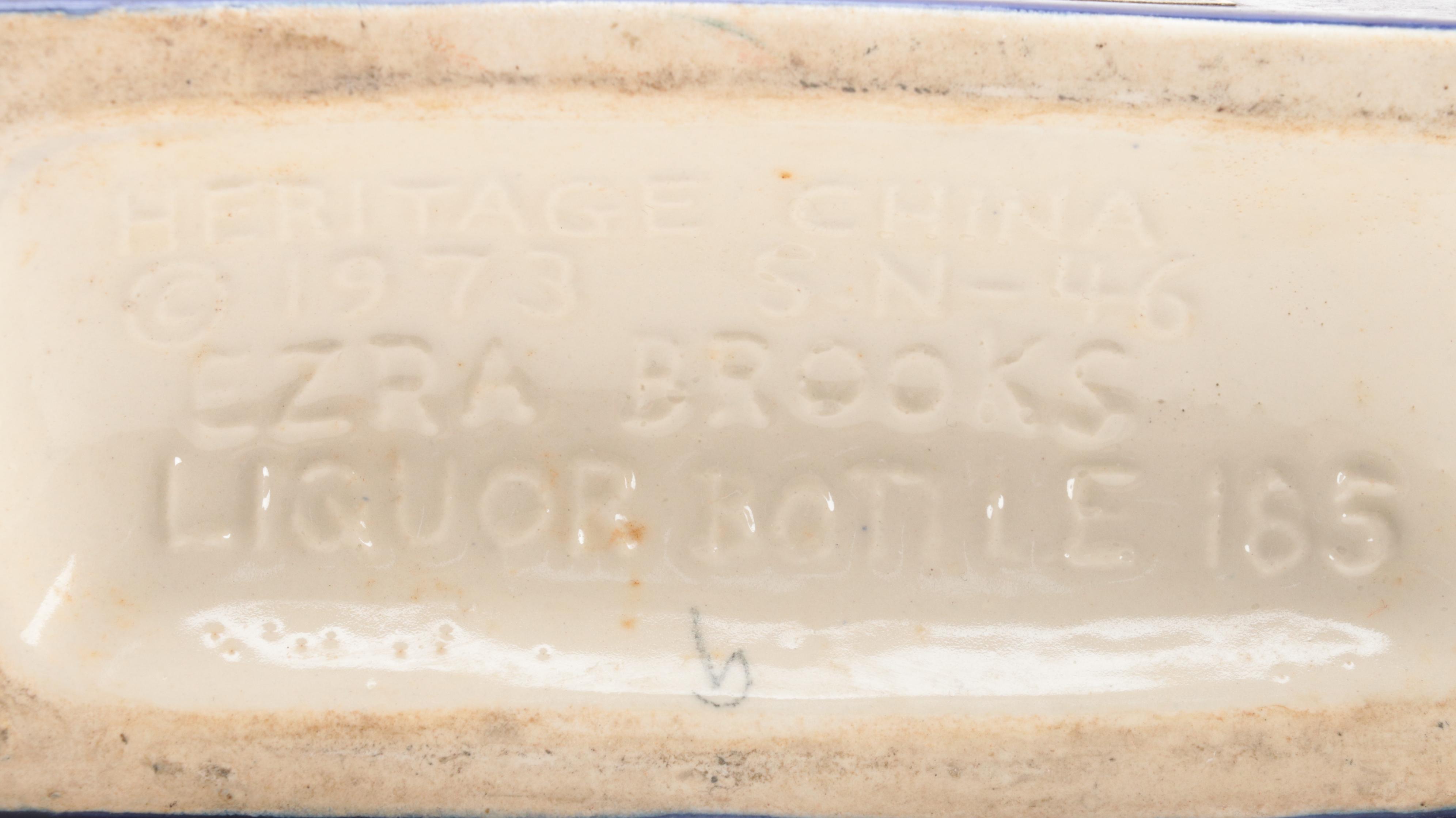 Heritage China Ezra Brooks American Legion and Other Porcelain Decanters