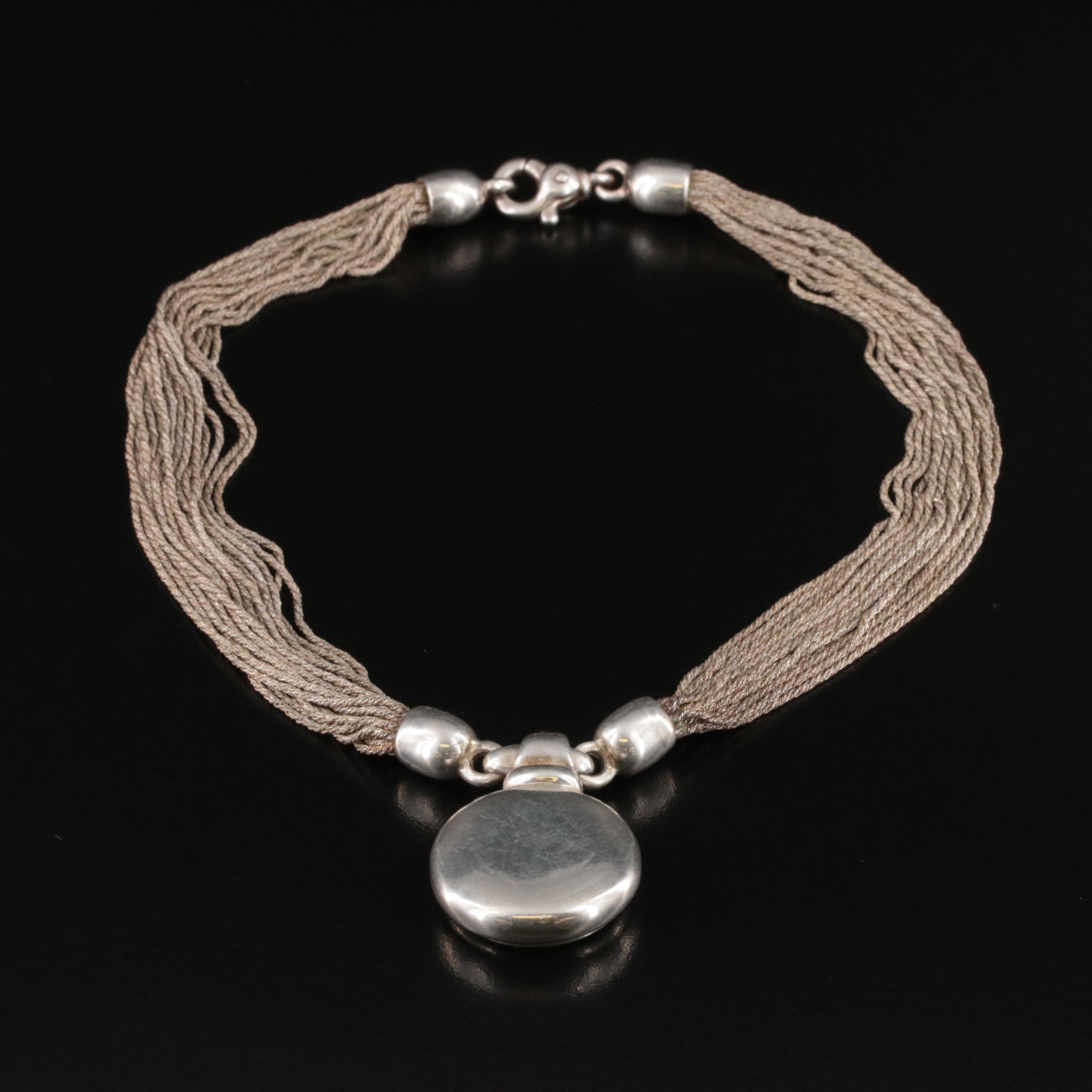 Sterling Reproduction Ancient Greek Tetradrachm Coin Torsade