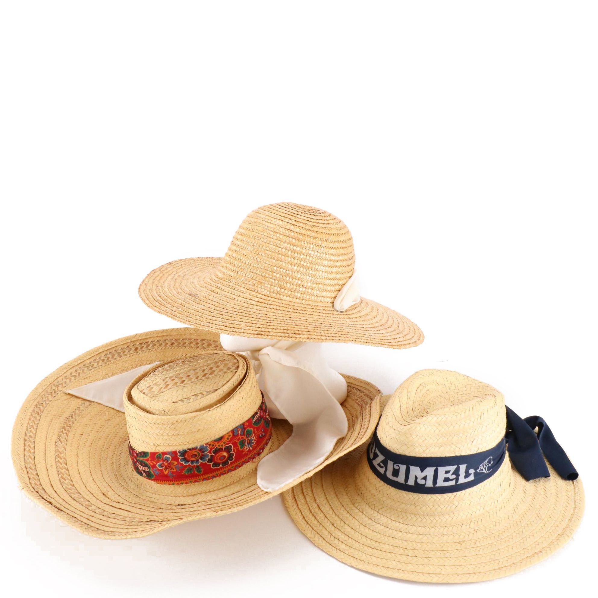 Straw Wide Brim Sun Hats
