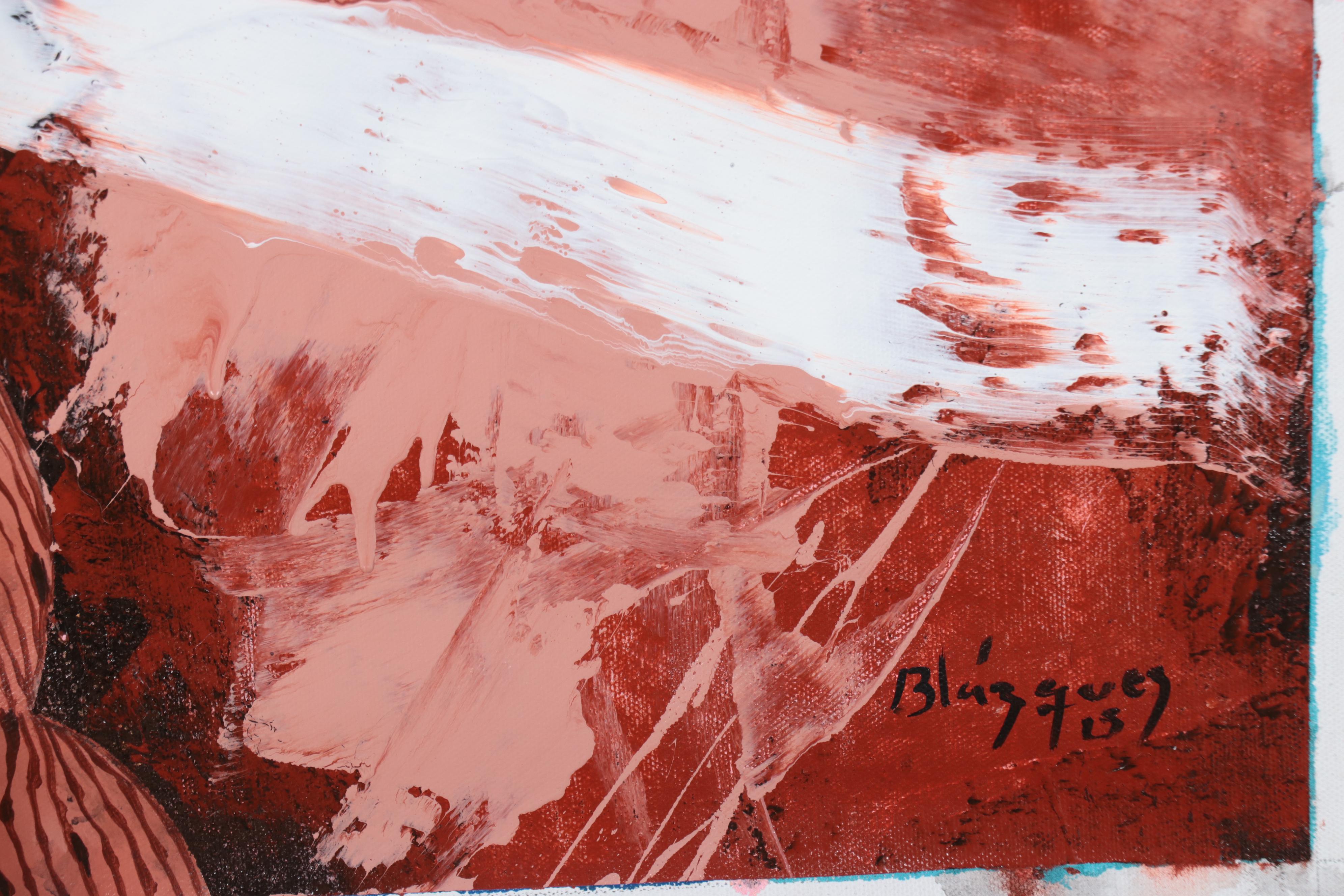 Michel Blázquez Acrylic and Oil Painting "Deja Vu," 2023