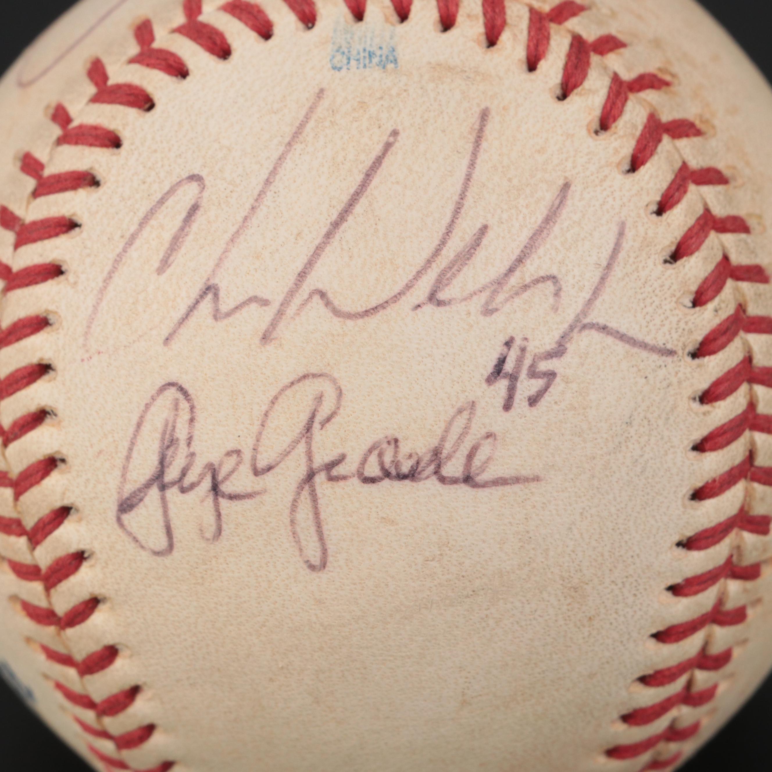 Chris Sabo, Ken Griffey Sr., George Grande, More Reds Signed Rawlings Baseball