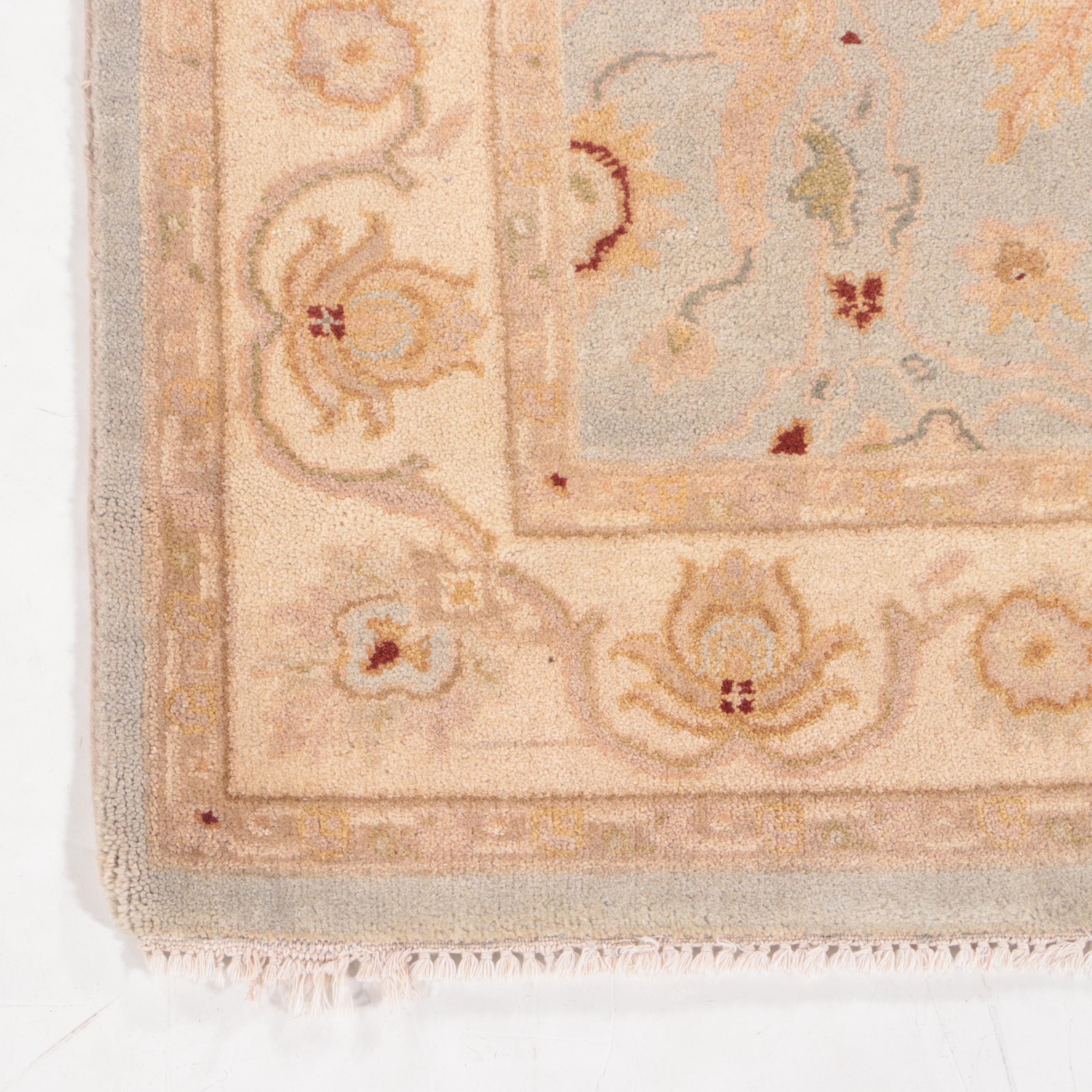 4'2 x 6'2 Hand-Knotted Ethan Allen Pakistani Peshawar Style Area Rug