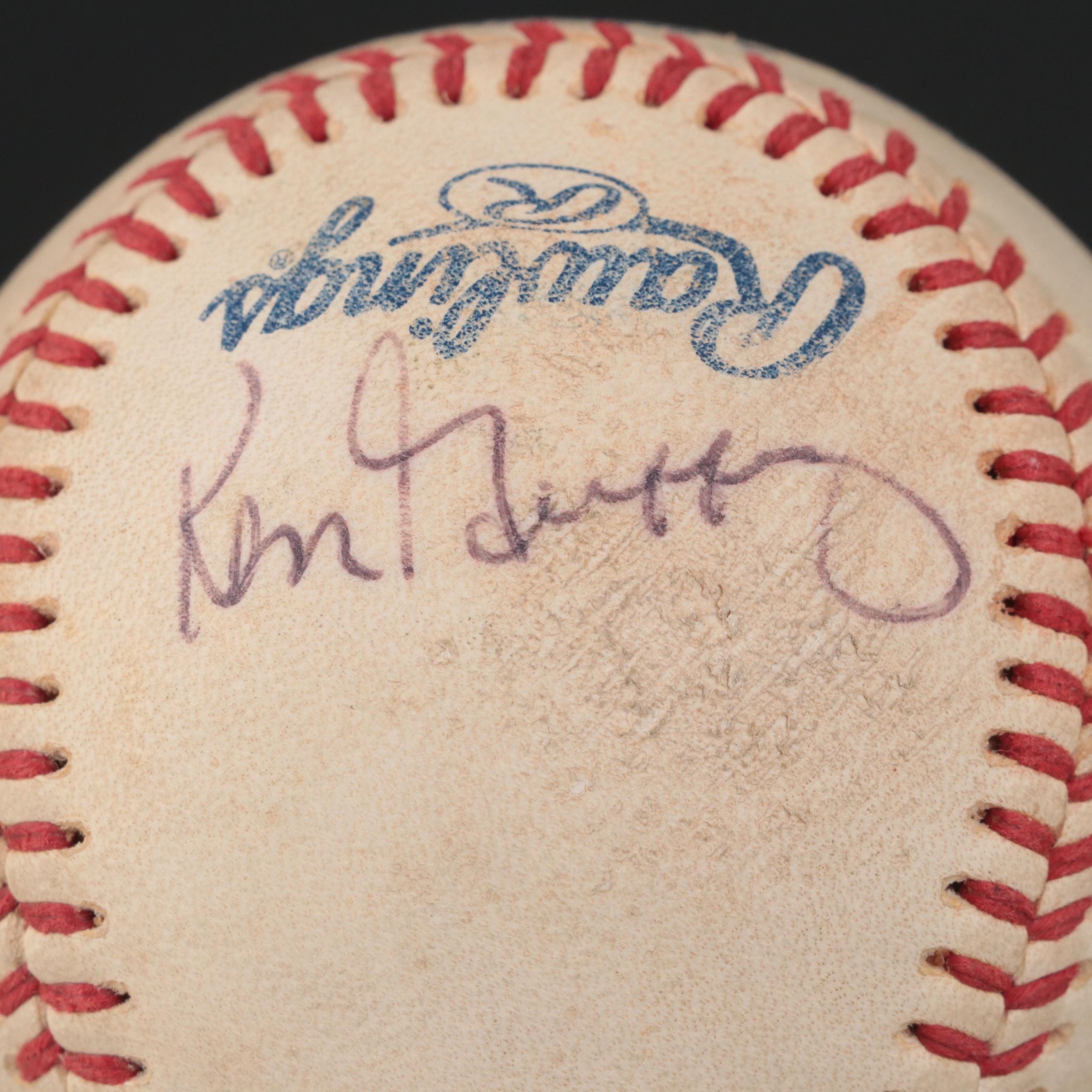 Chris Sabo, Ken Griffey Sr., George Grande, More Reds Signed Rawlings Baseball