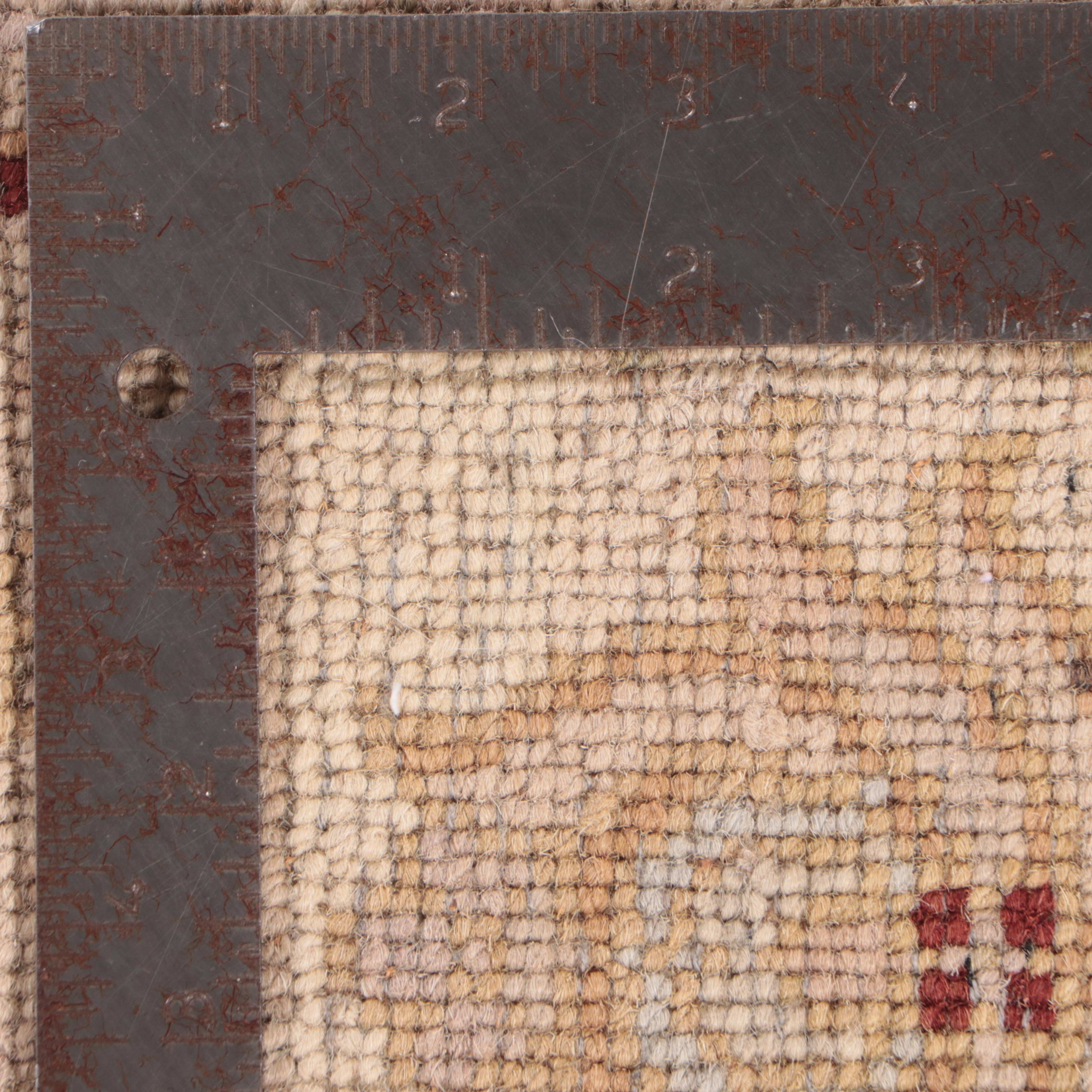 4'2 x 6'2 Hand-Knotted Ethan Allen Pakistani Peshawar Style Area Rug