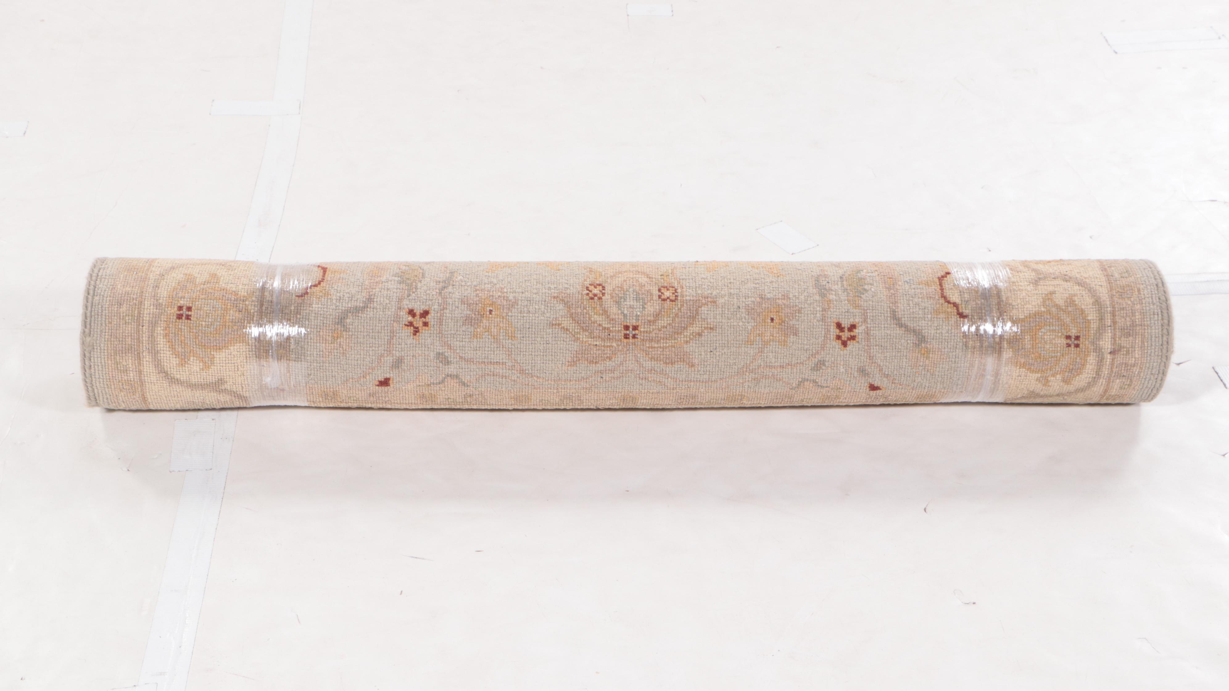 4'2 x 6'2 Hand-Knotted Ethan Allen Pakistani Peshawar Style Area Rug