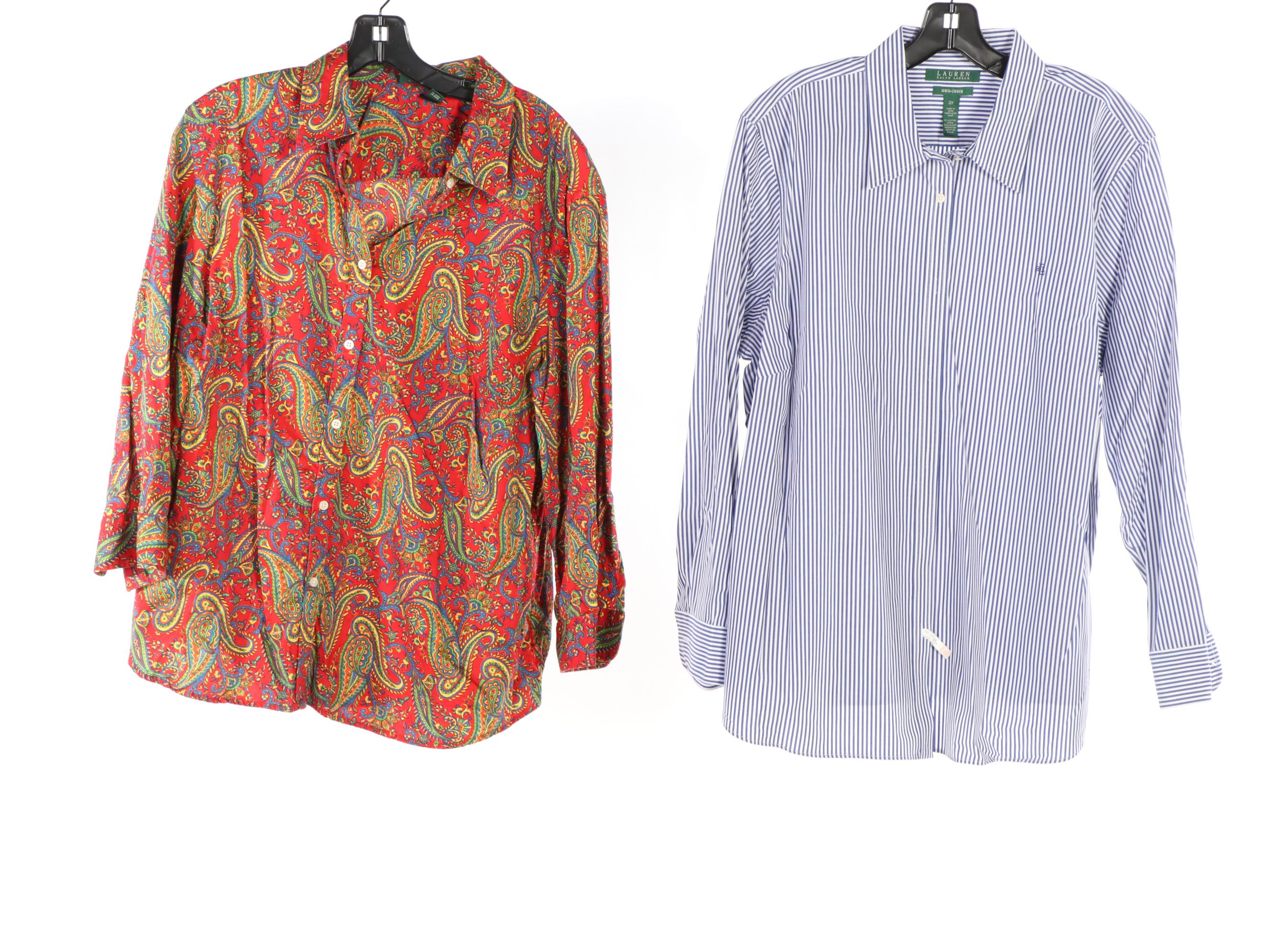 Lauren Ralph Lauren, Chaps, Eddie Bauer, and More Button-Up Shirts