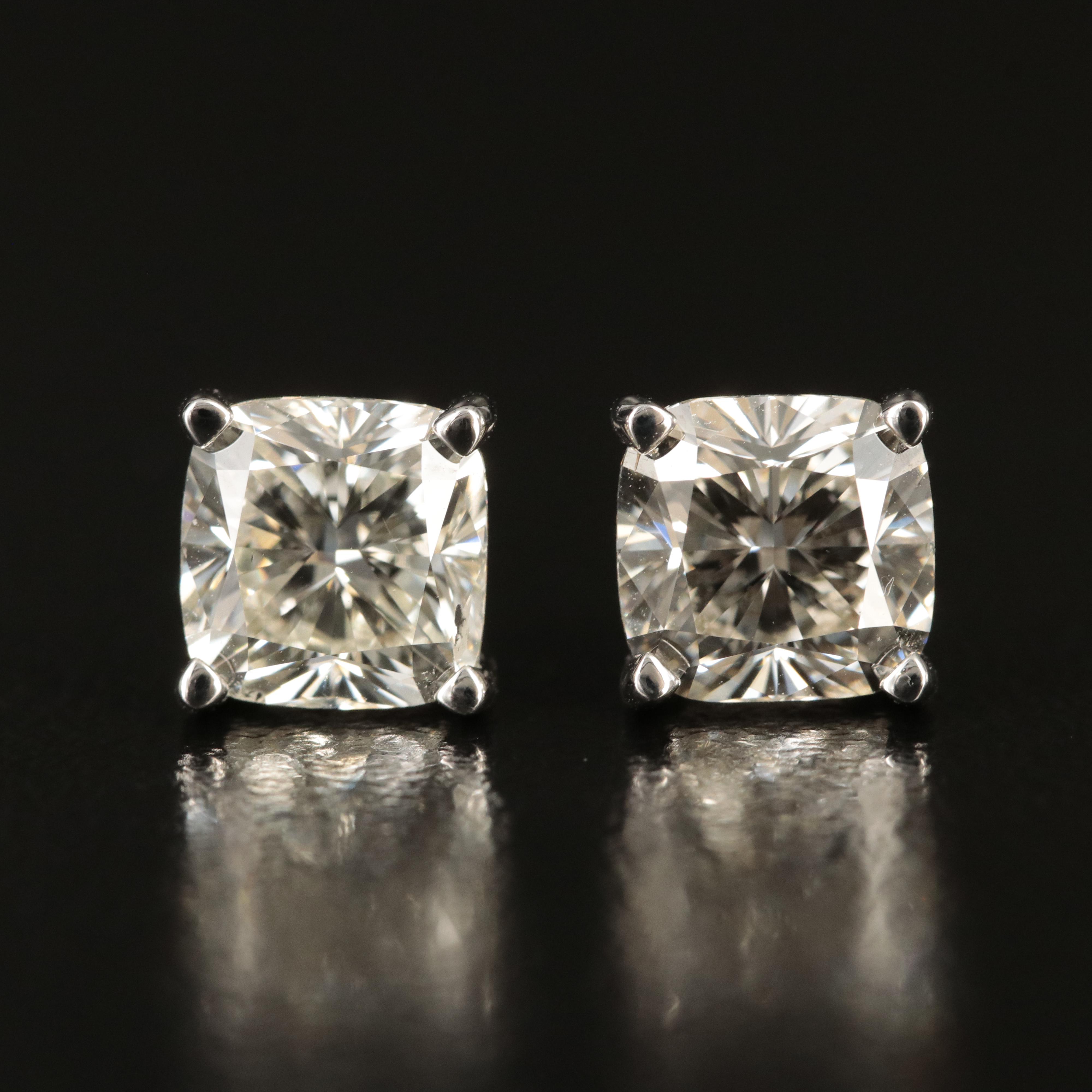 14K 3.25 CTW Lab Grown Diamond Stud Earrings