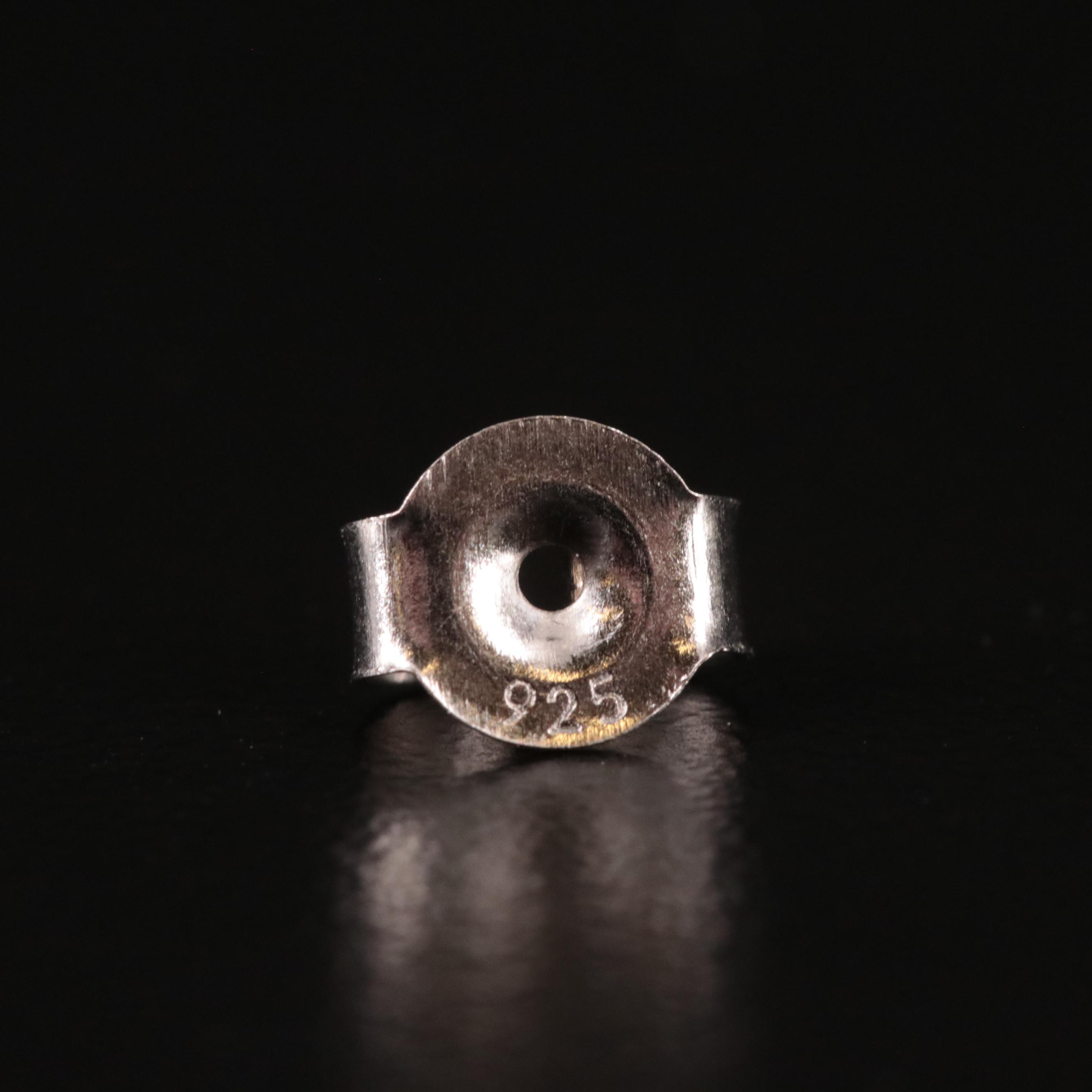 Sterling Prasiolite Stud Earrings