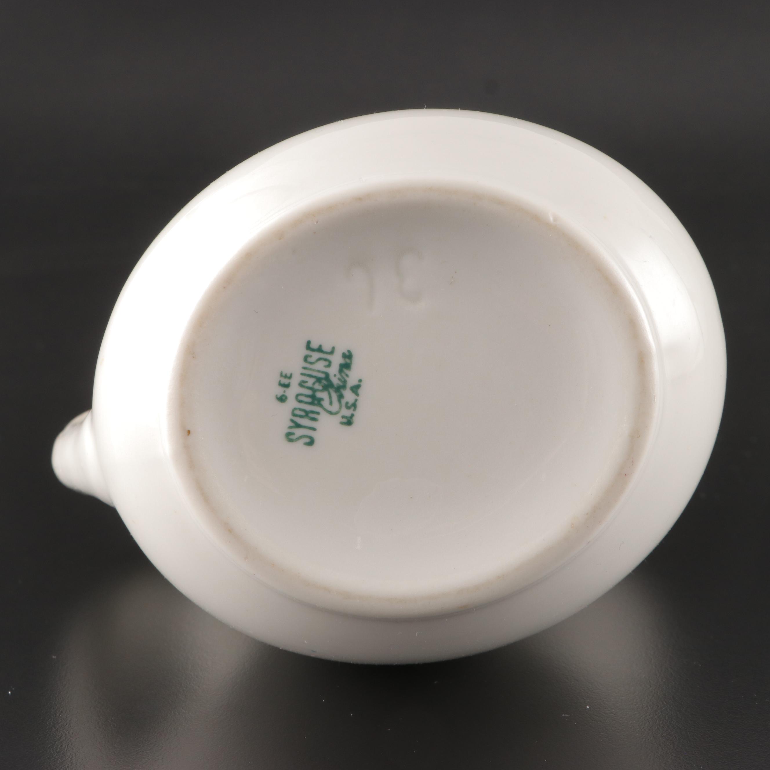 Syracuse China Ceramic Pitchers, Mid-20th Century