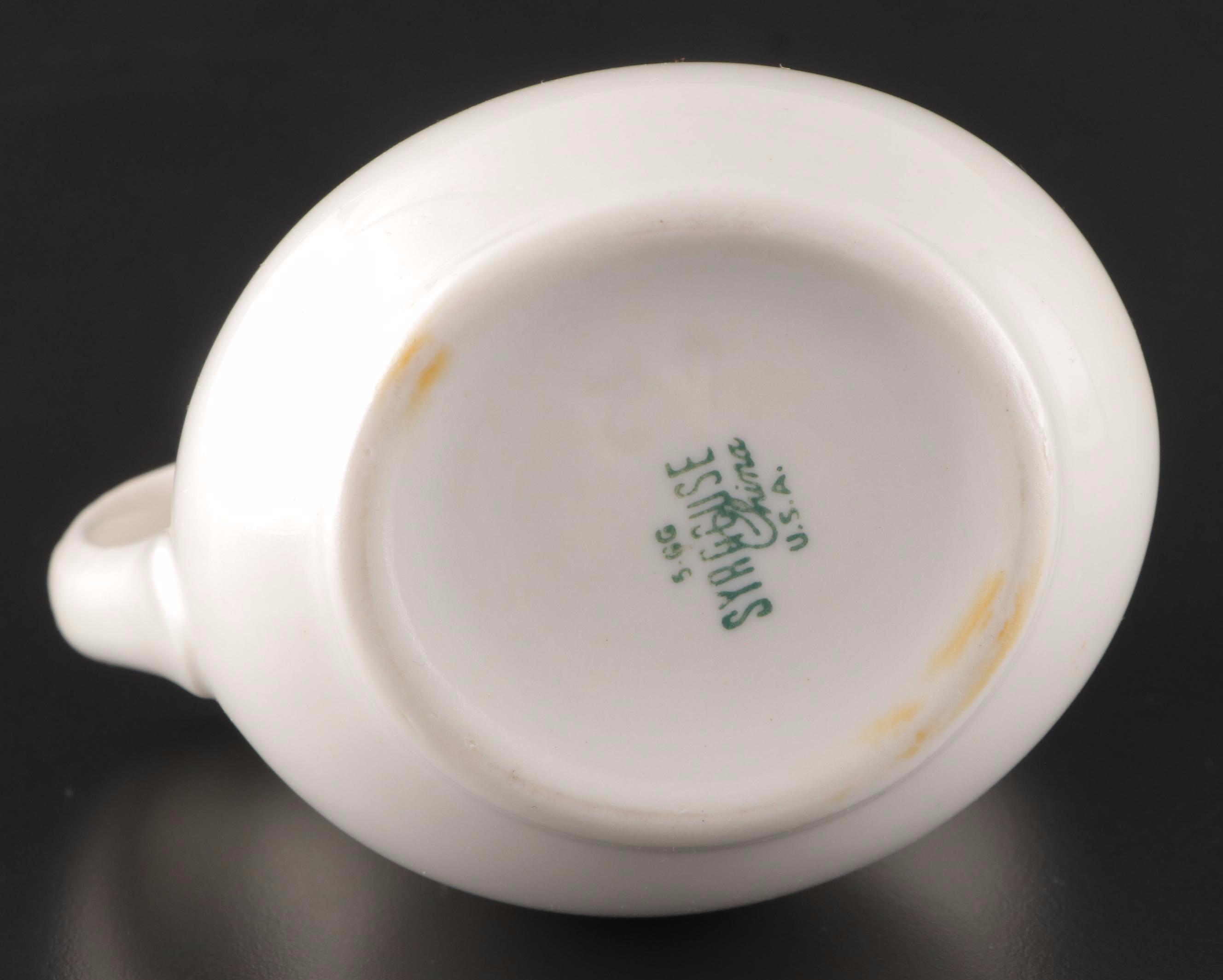 Syracuse China Ceramic Pitchers, Mid-20th Century