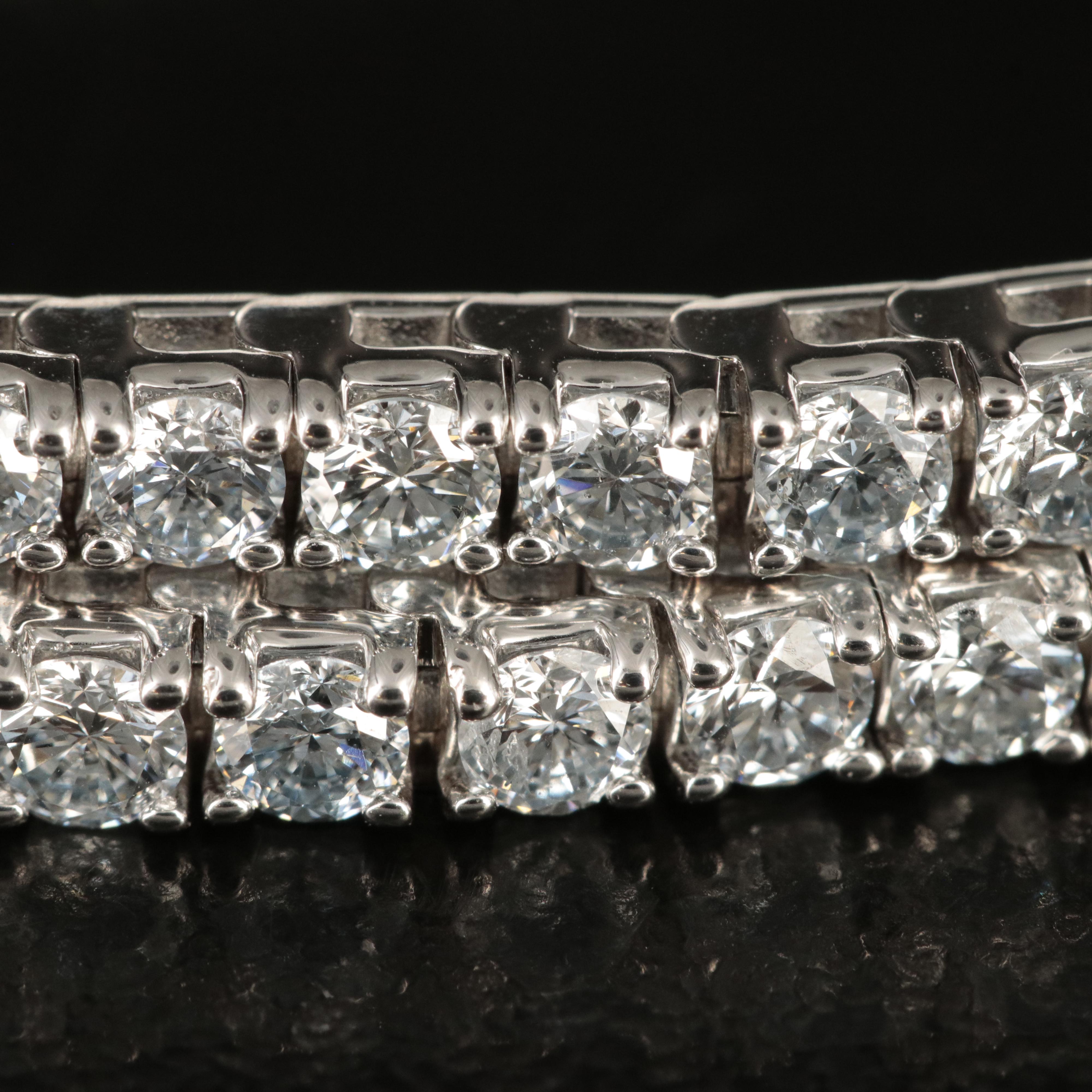 14K 5.00 CTW Lab Grown Diamond Bracelet with IGI Report