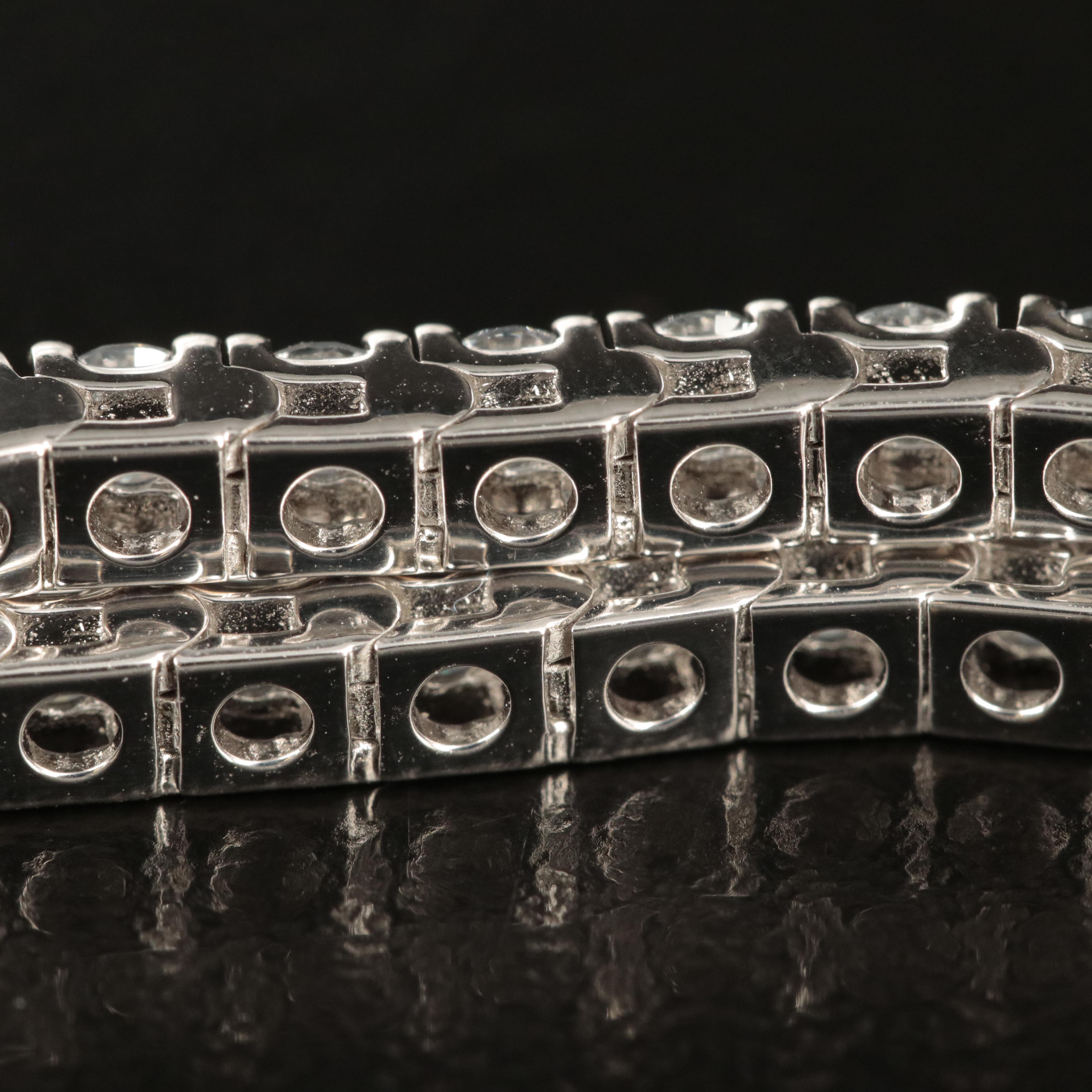 14K 5.00 CTW Lab Grown Diamond Bracelet with IGI Report