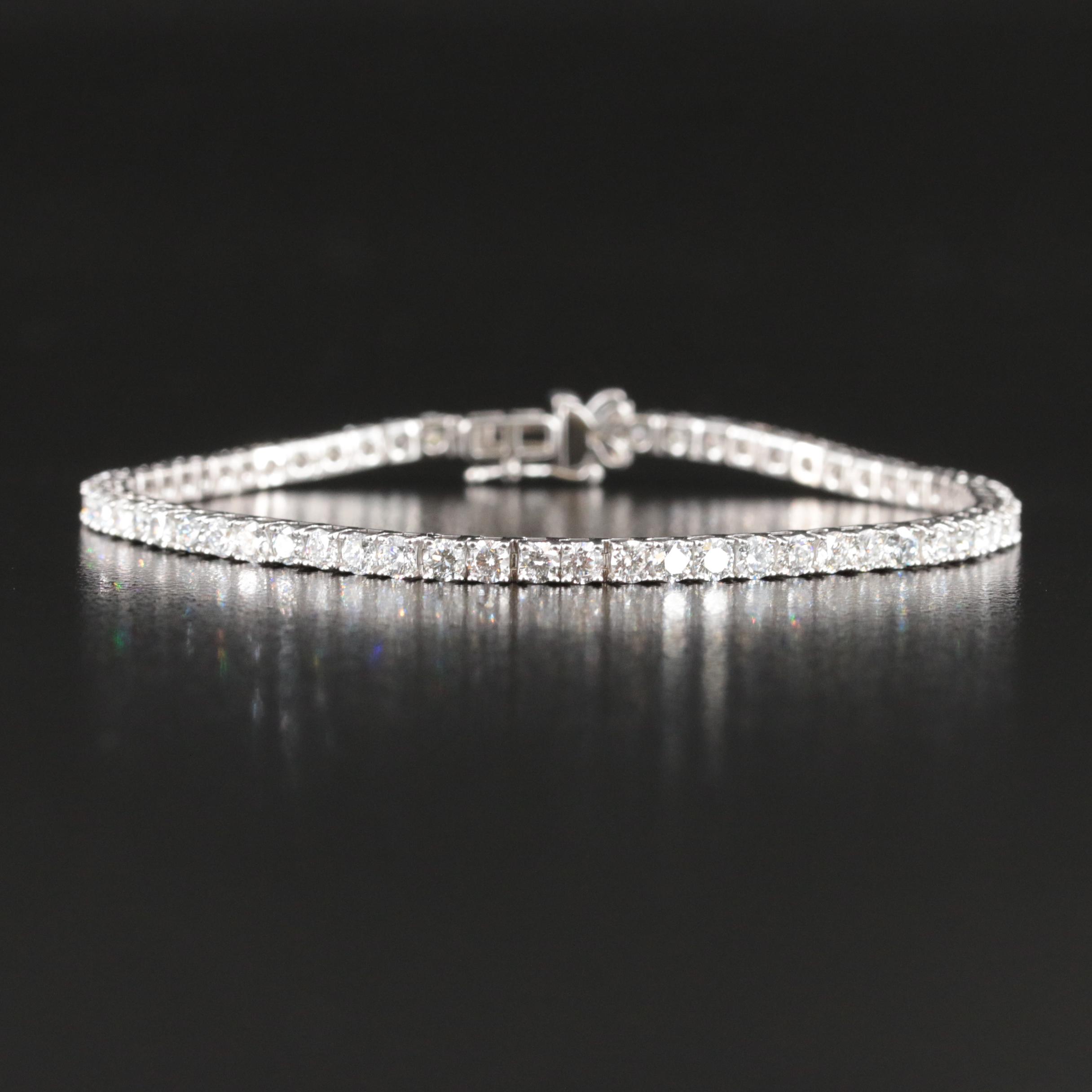 14K 5.00 CTW Lab Grown Diamond Bracelet