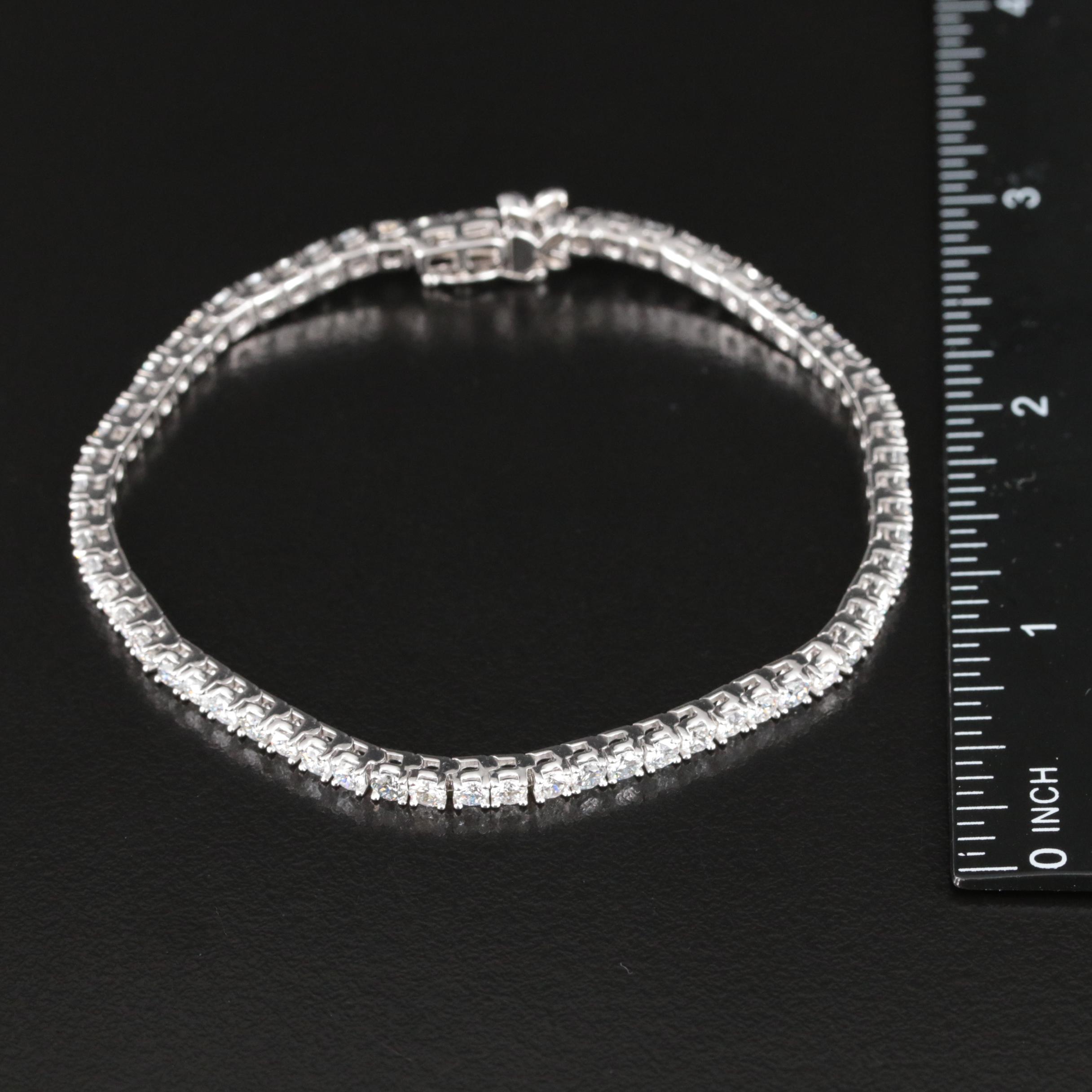 14K 5.00 CTW Lab Grown Diamond Bracelet