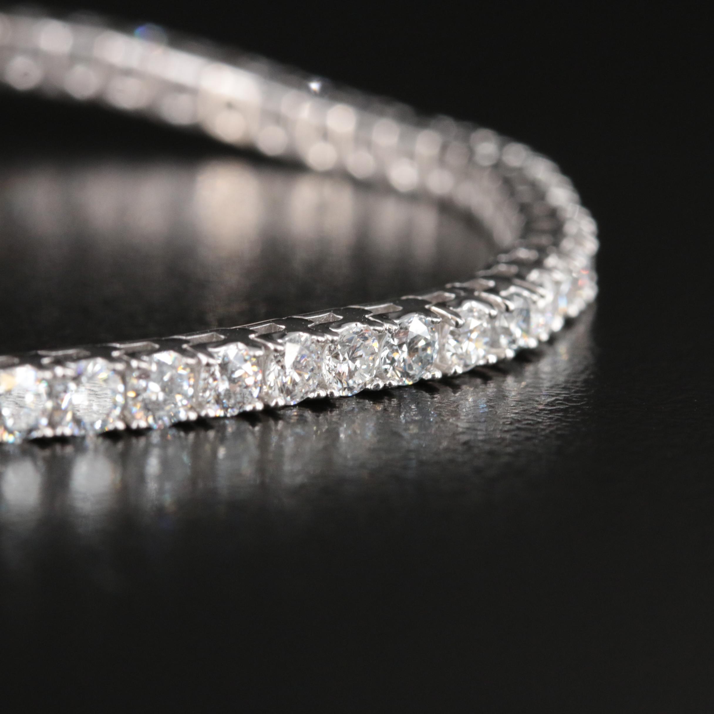 14K 5.00 CTW Lab Grown Diamond Bracelet