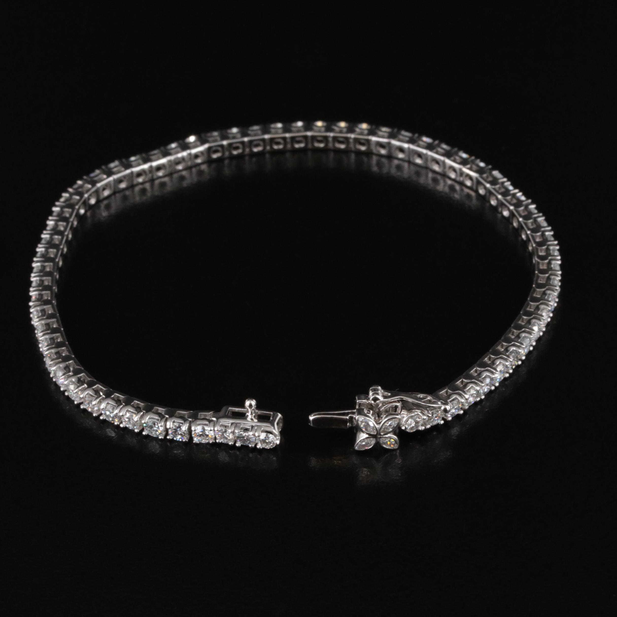 14K 5.00 CTW Lab Grown Diamond Bracelet