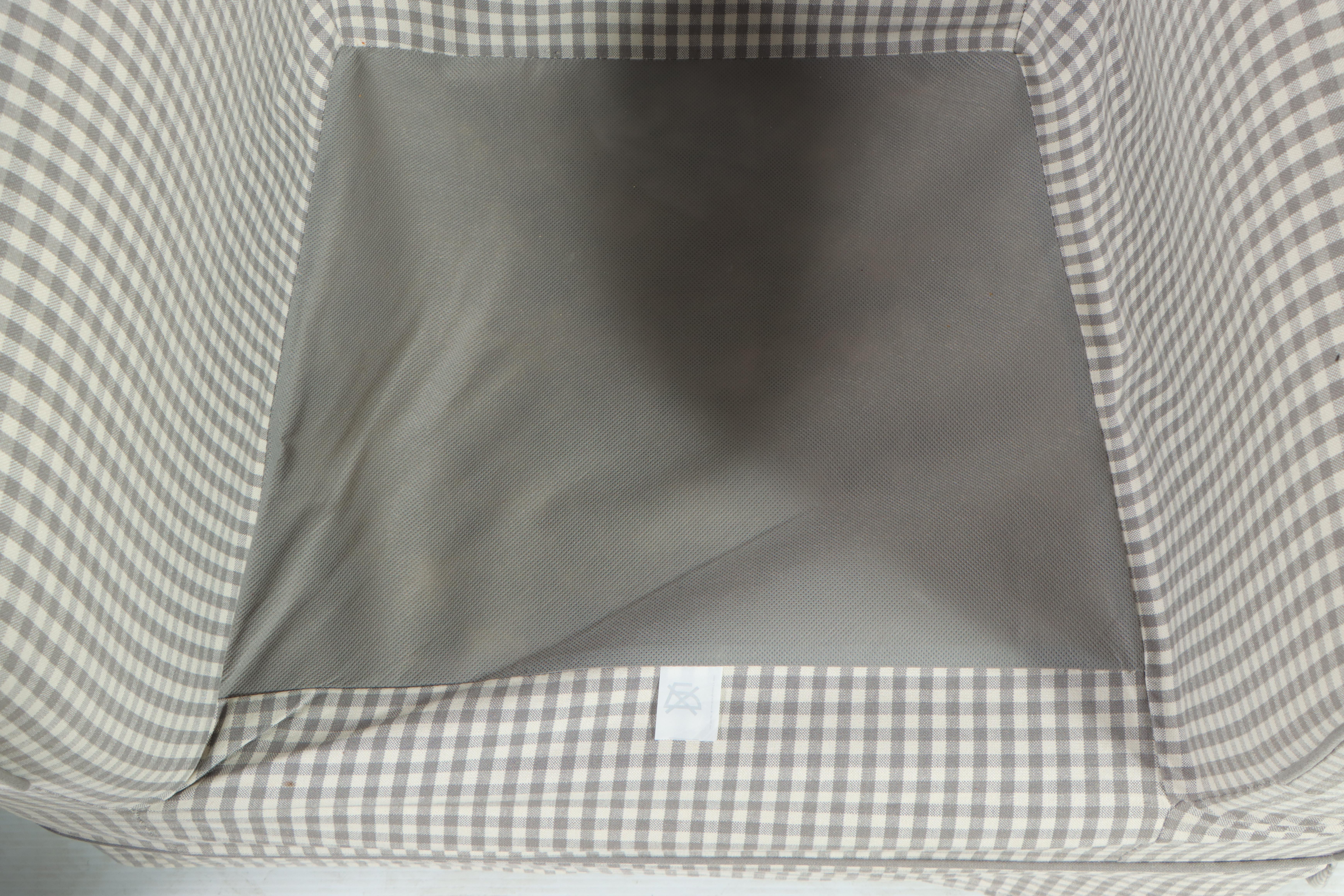 IKEA "Ektorp Jennylund" Plaid Slip-Covered Armchair