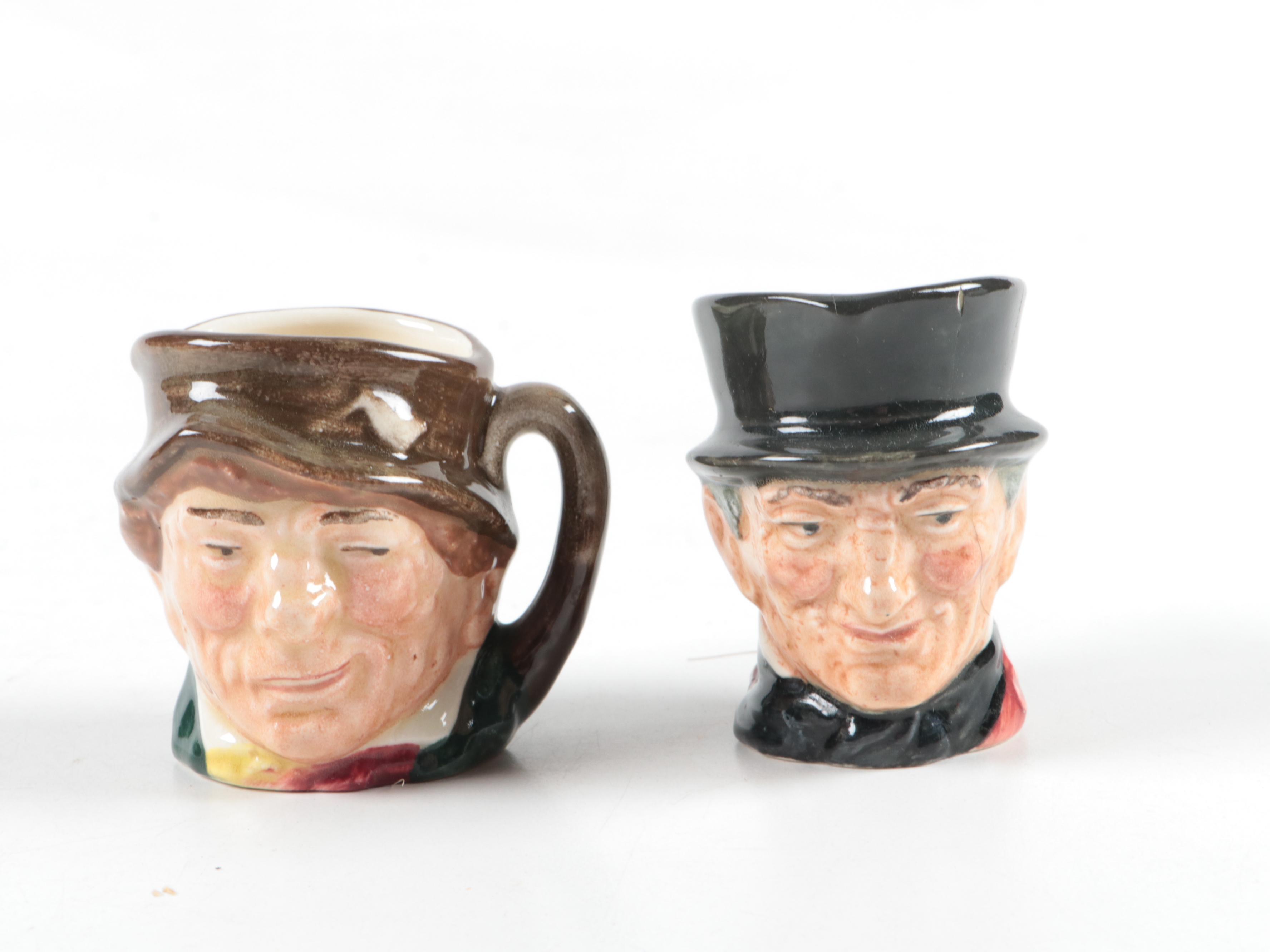 Royal Doulton "Neptune," "Beefeater," and "John Peel" Character Mugs