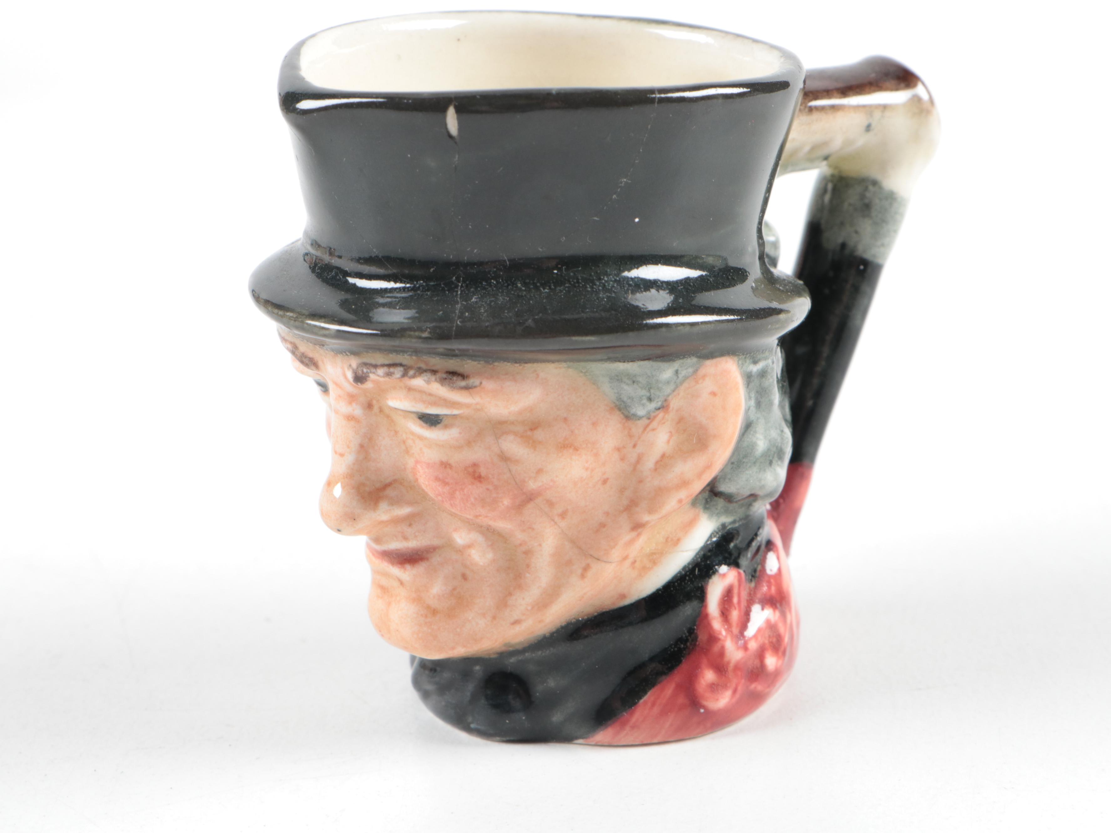 Royal Doulton "Neptune," "Beefeater," and "John Peel" Character Mugs