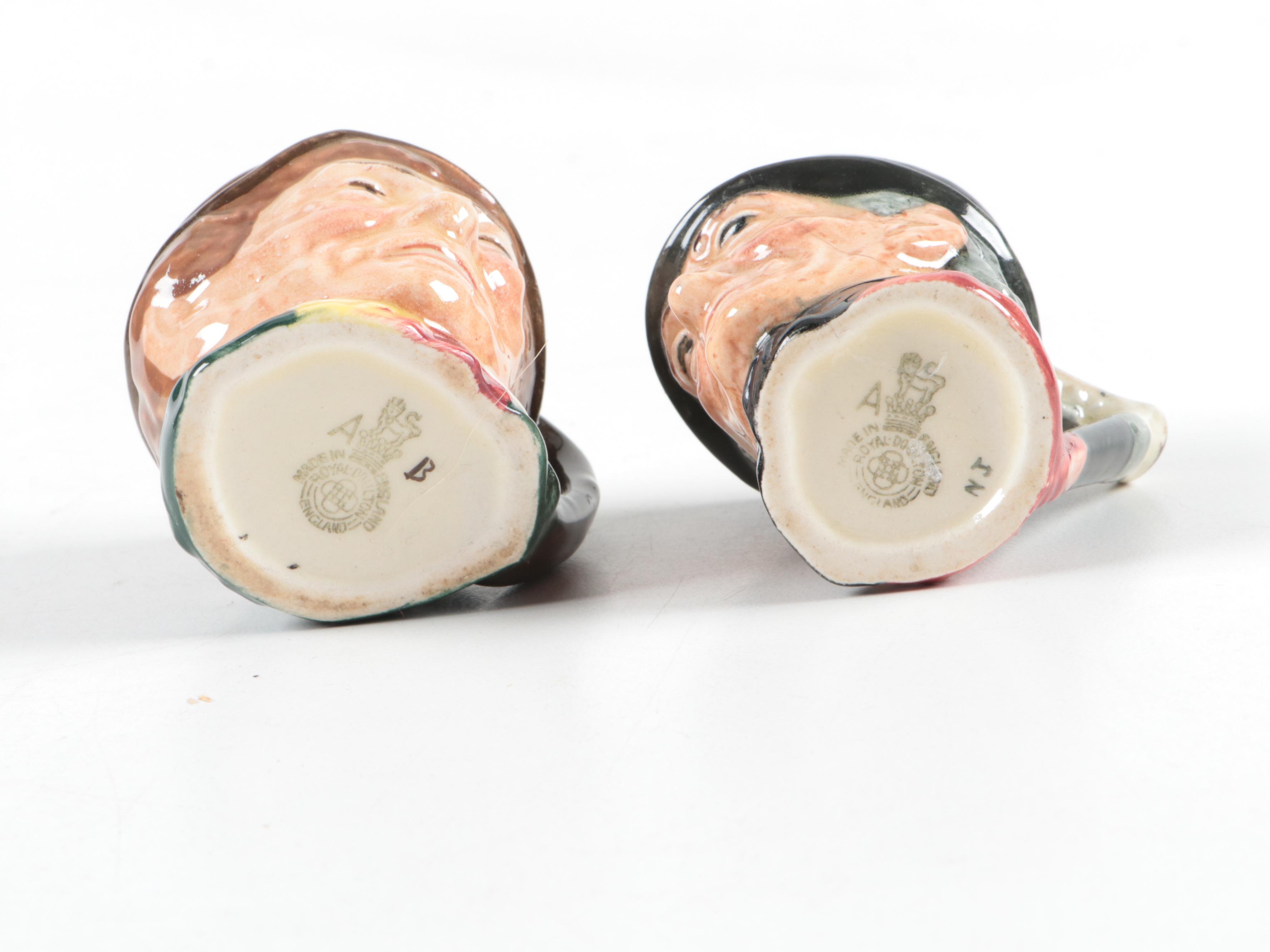 Royal Doulton "Neptune," "Beefeater," and "John Peel" Character Mugs