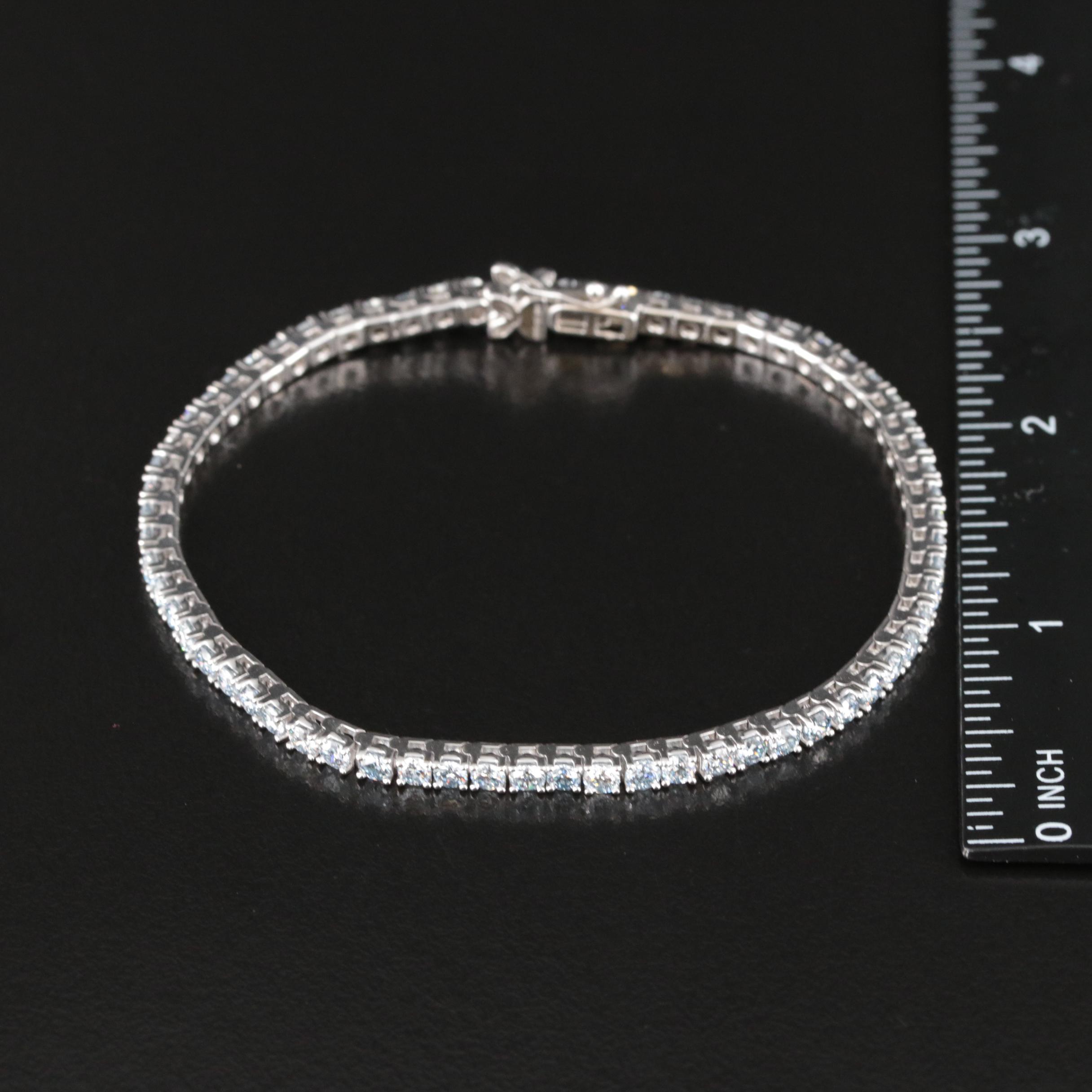 14K 5.00 CTW Lab Grown Diamond Bracelet