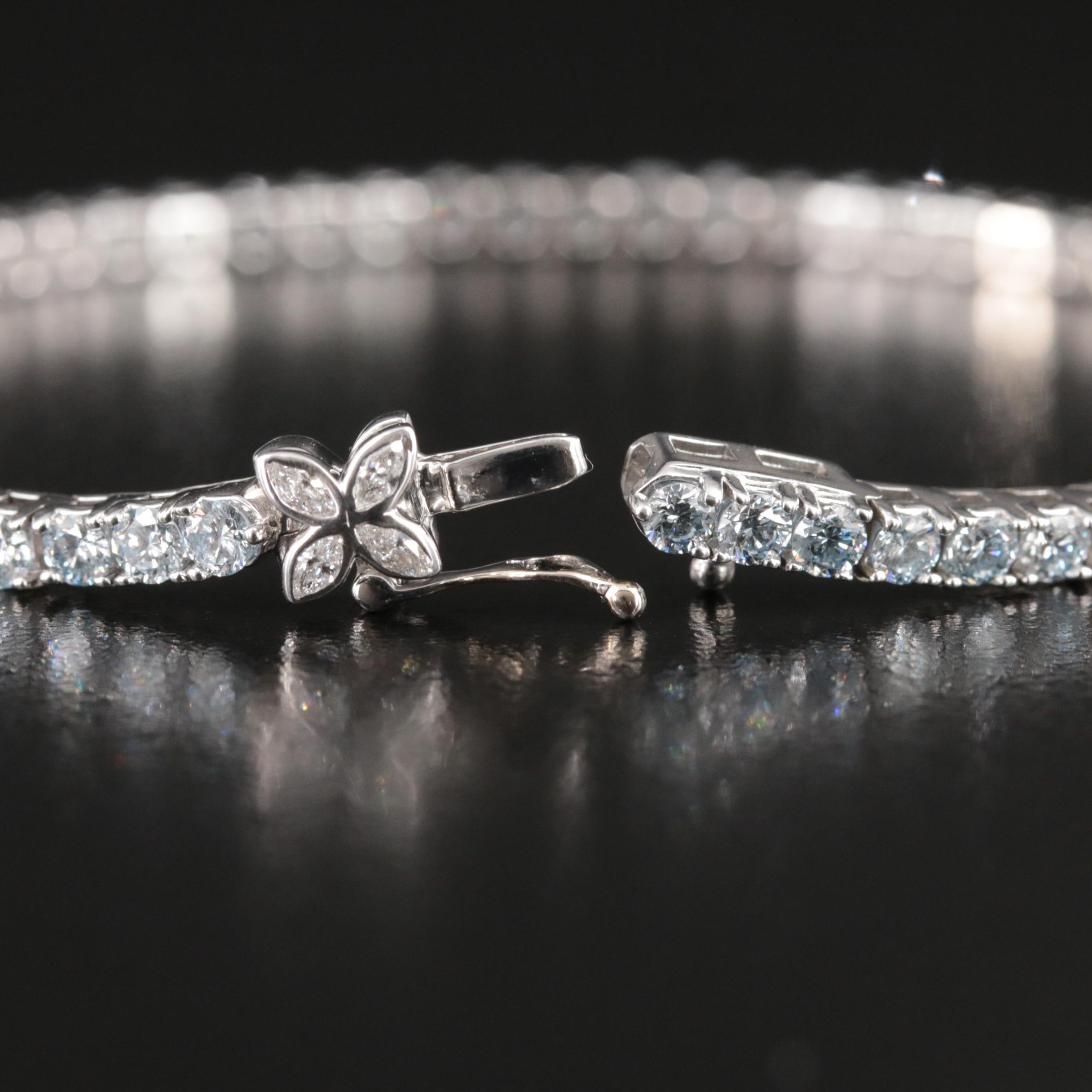 14K 5.00 CTW Lab Grown Diamond Bracelet