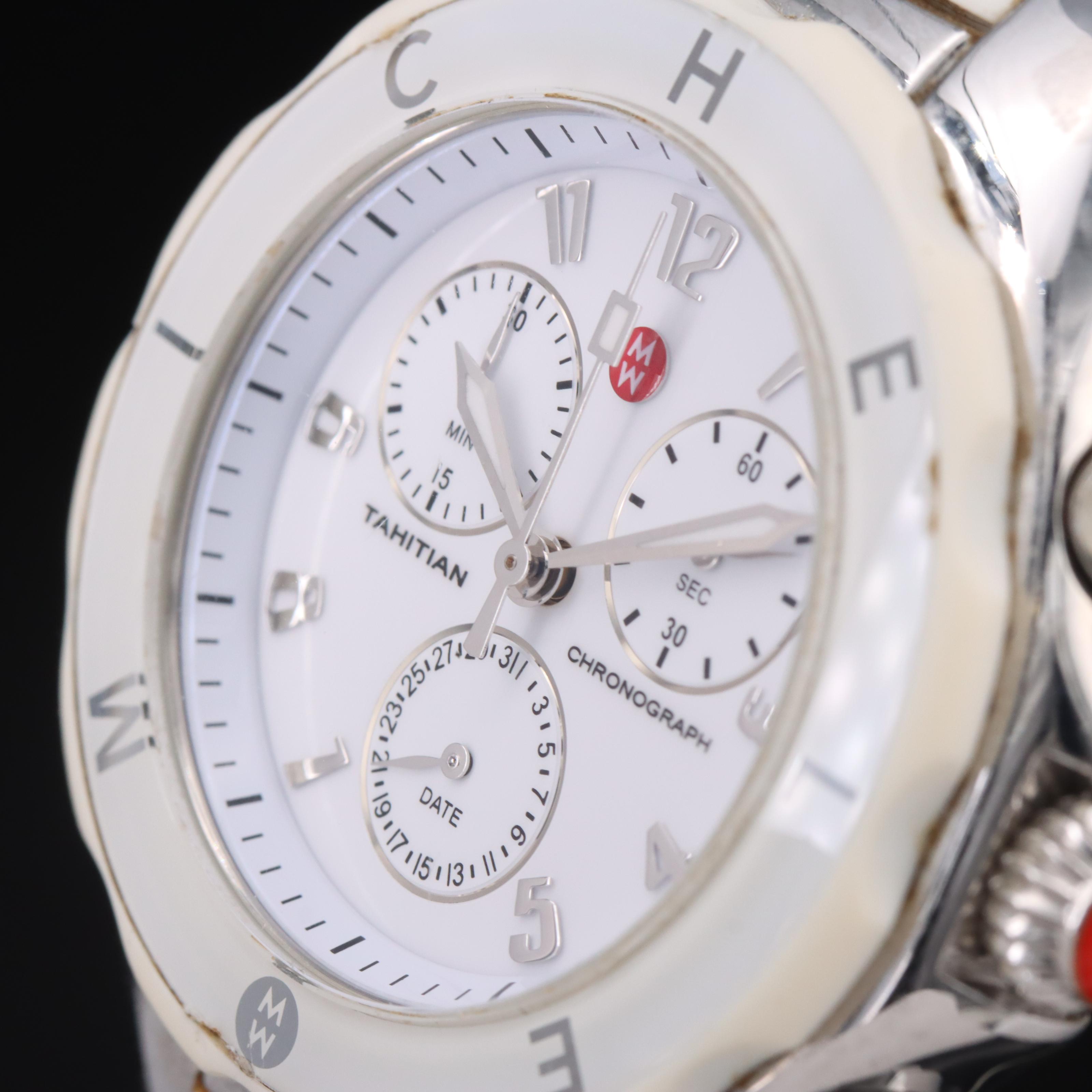 Michele Tahitian Chronograph Watch