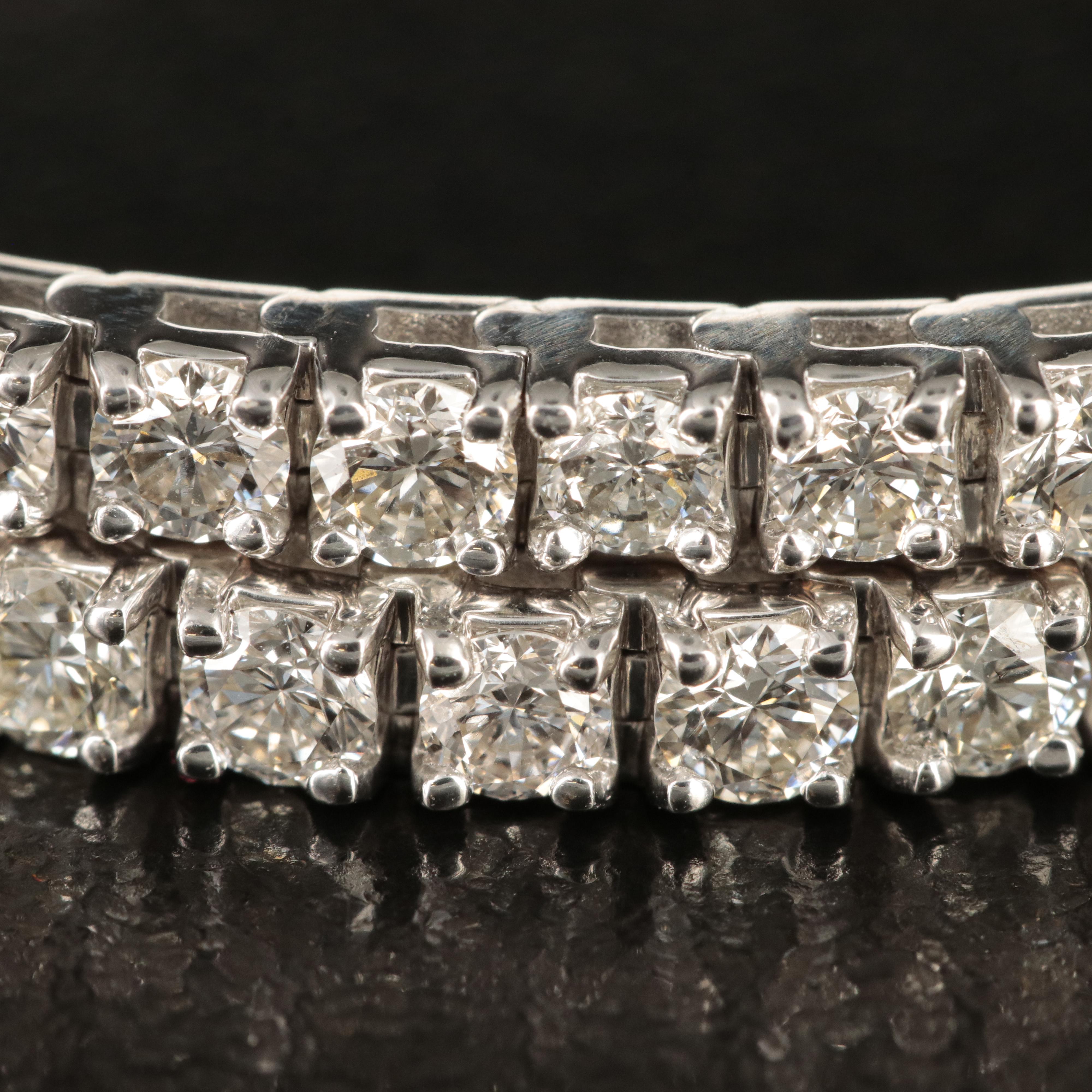 14K 5.00 CTW Lab Grown Diamond Bracelet with IGI Report