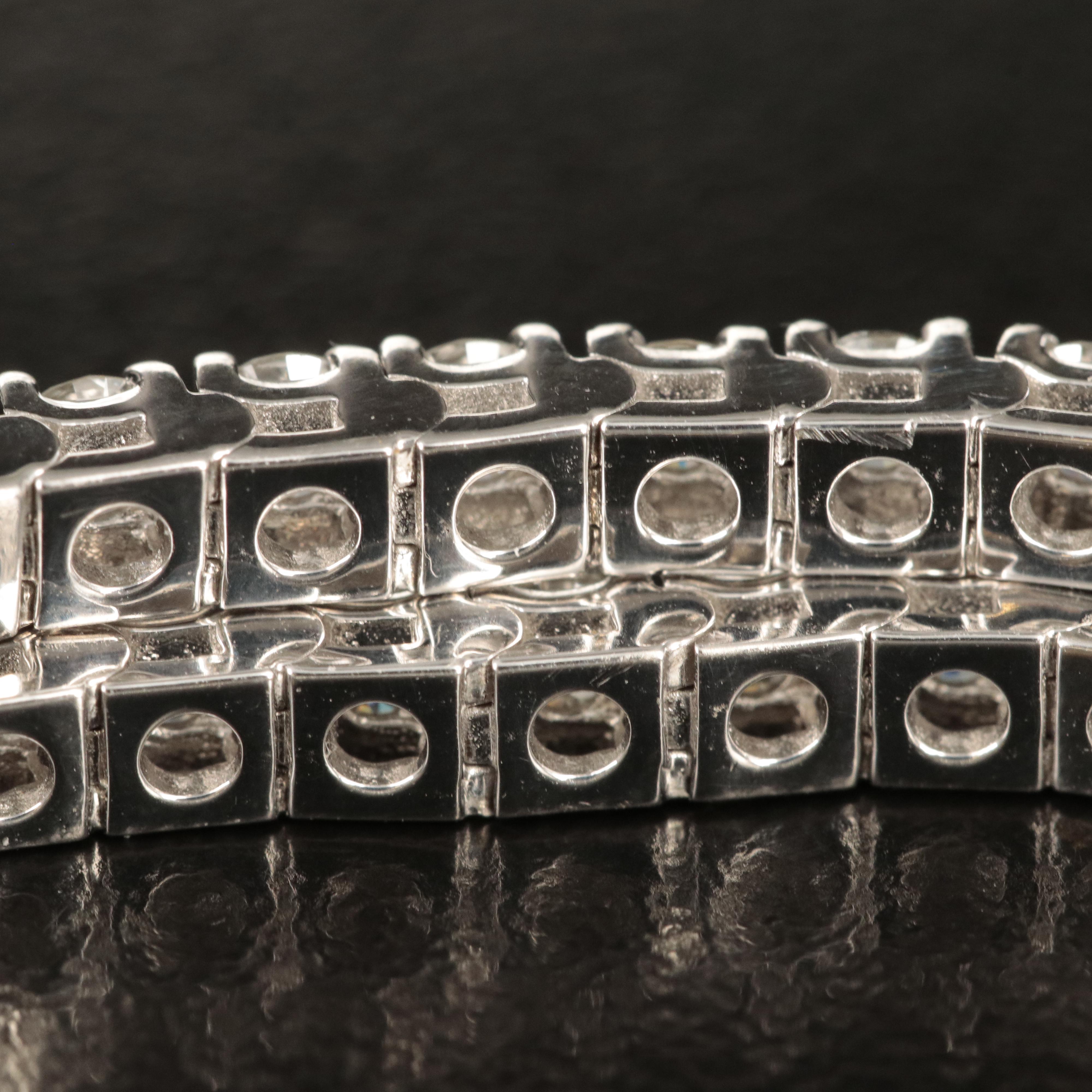 14K 5.00 CTW Lab Grown Diamond Bracelet with IGI Report