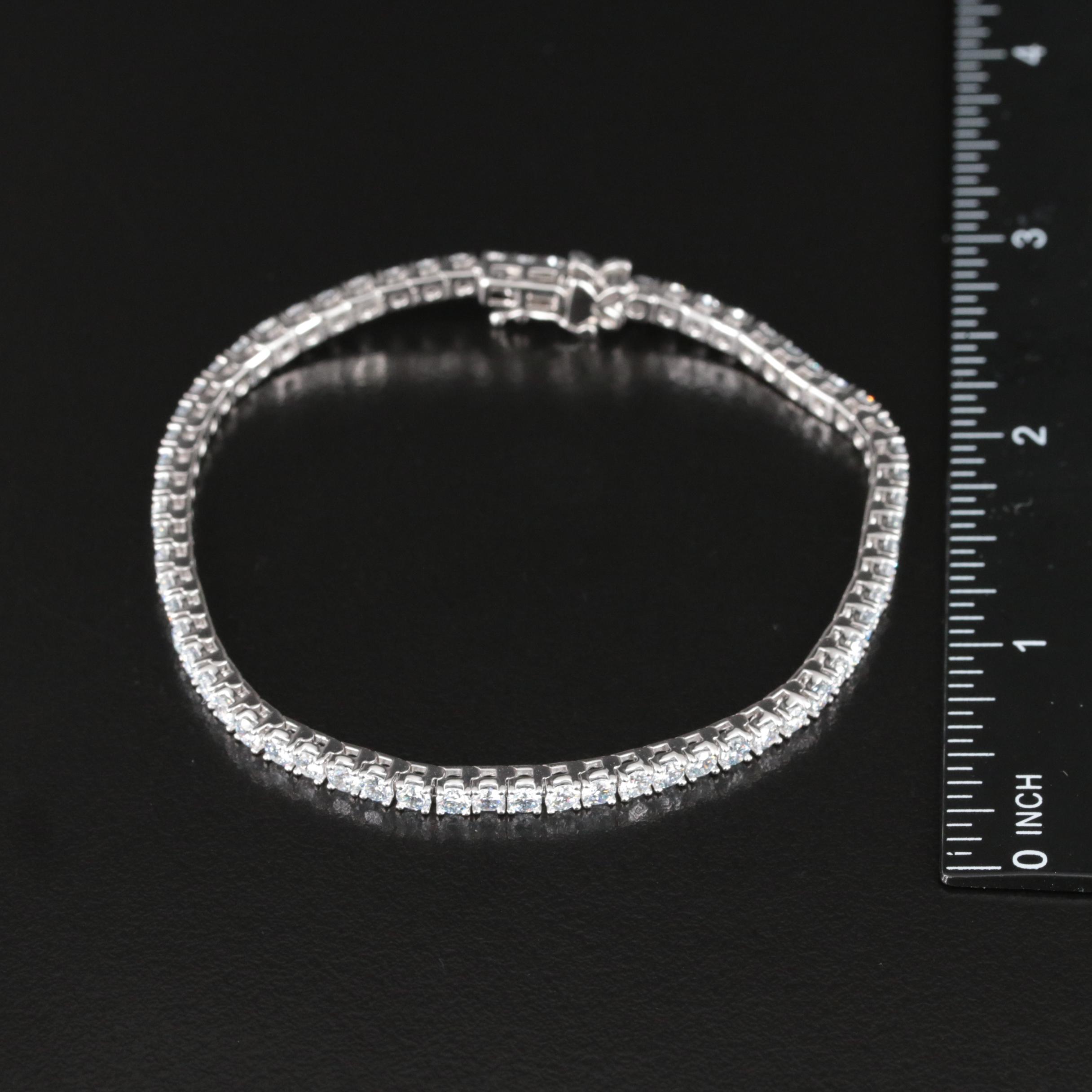14K 5.00 CTW Lab Grown Diamond Bracelet