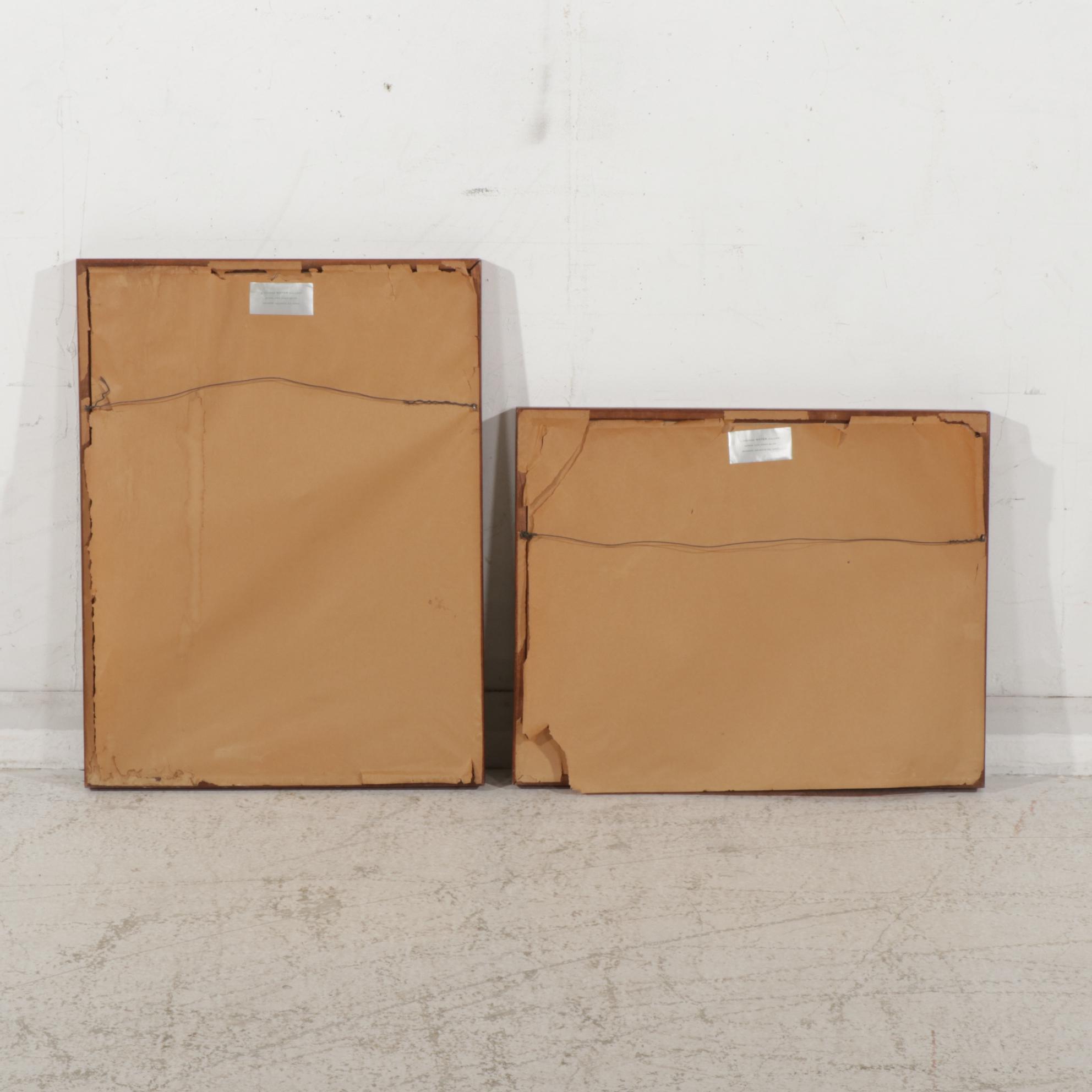 Offset Lithographs After Vincent van Gogh "The Harvest" and "Pink Peach Tree"