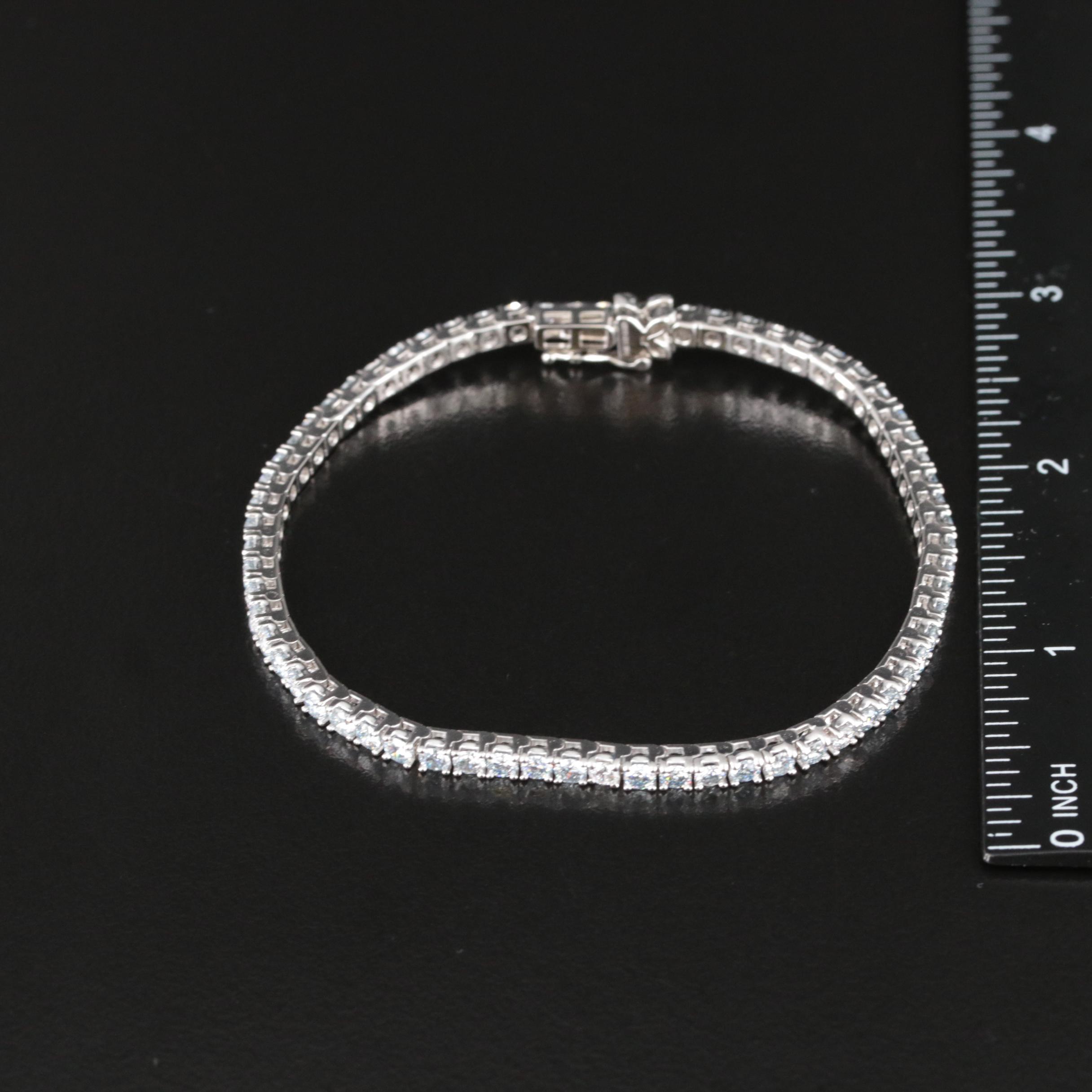 14K 5.00 CTW Lab Grown Diamond Bracelet