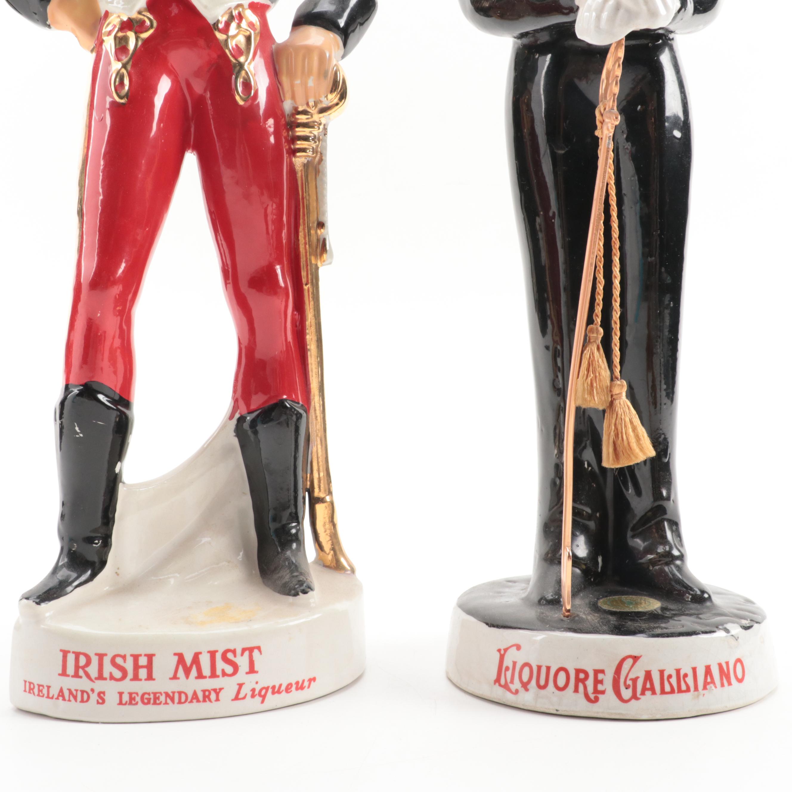 Cornetti Italian Porcelain Figural Decanters