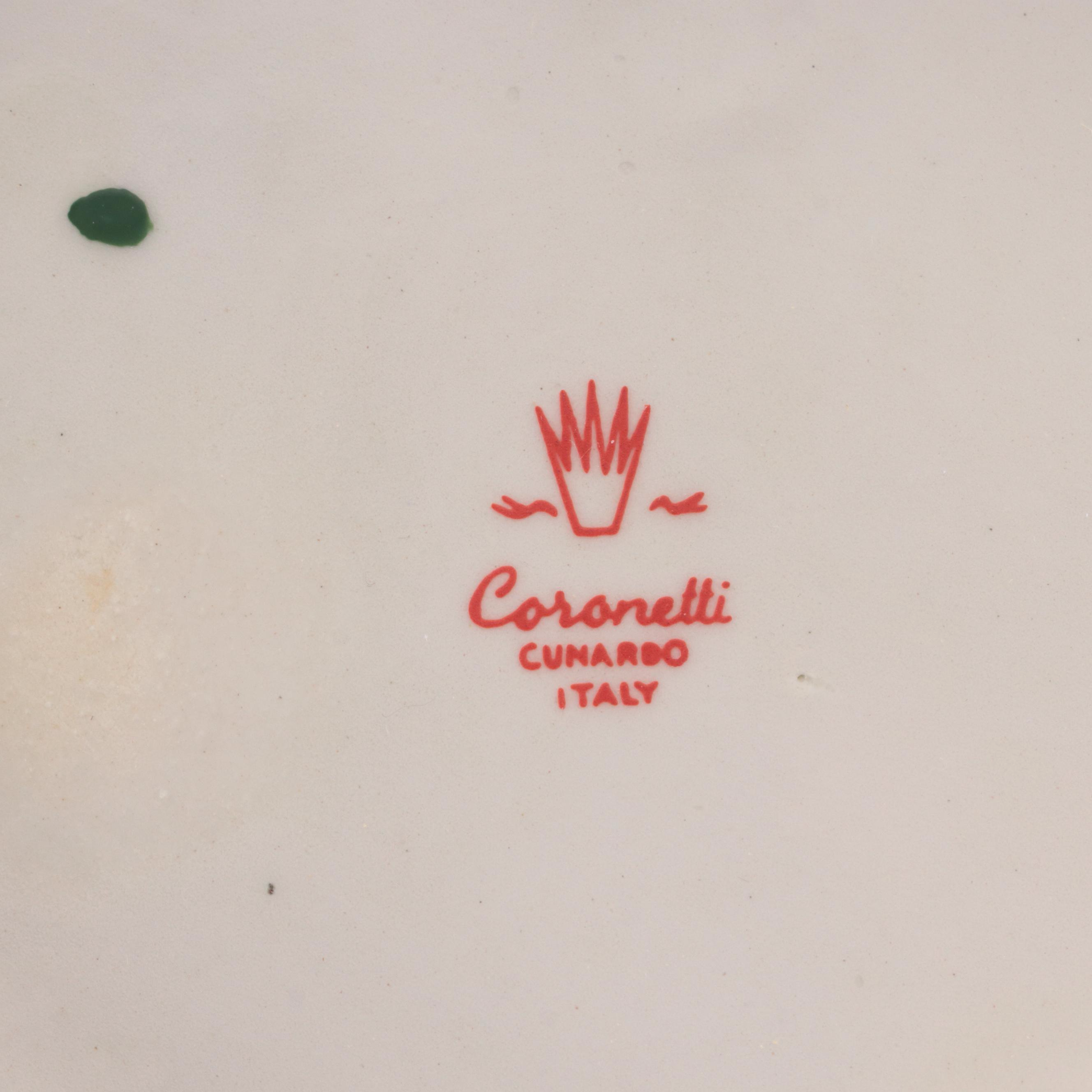 Cornetti Italian Porcelain Figural Decanters