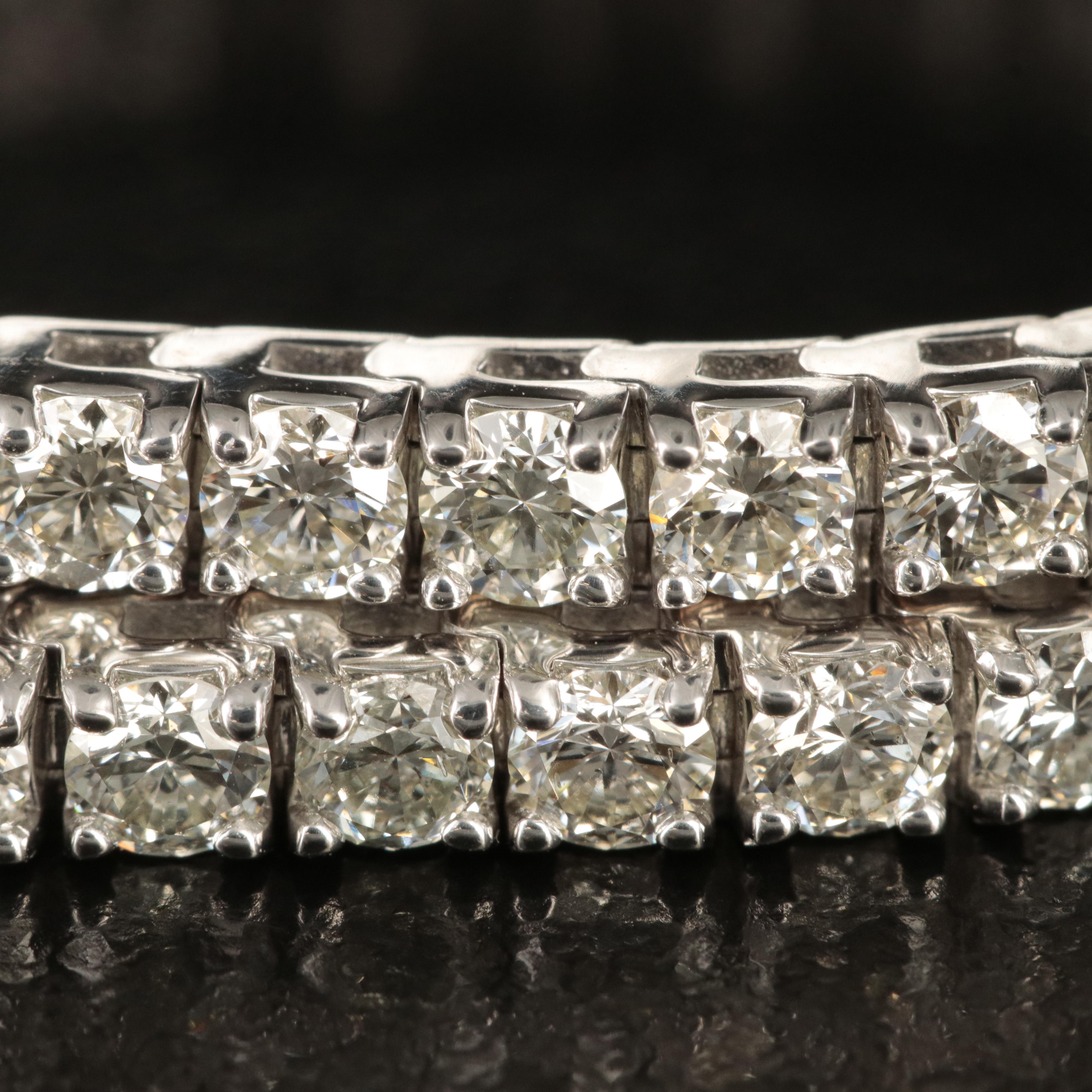 14K 5.00 CTW Lab Grown Diamond Bracelet with IGI Report