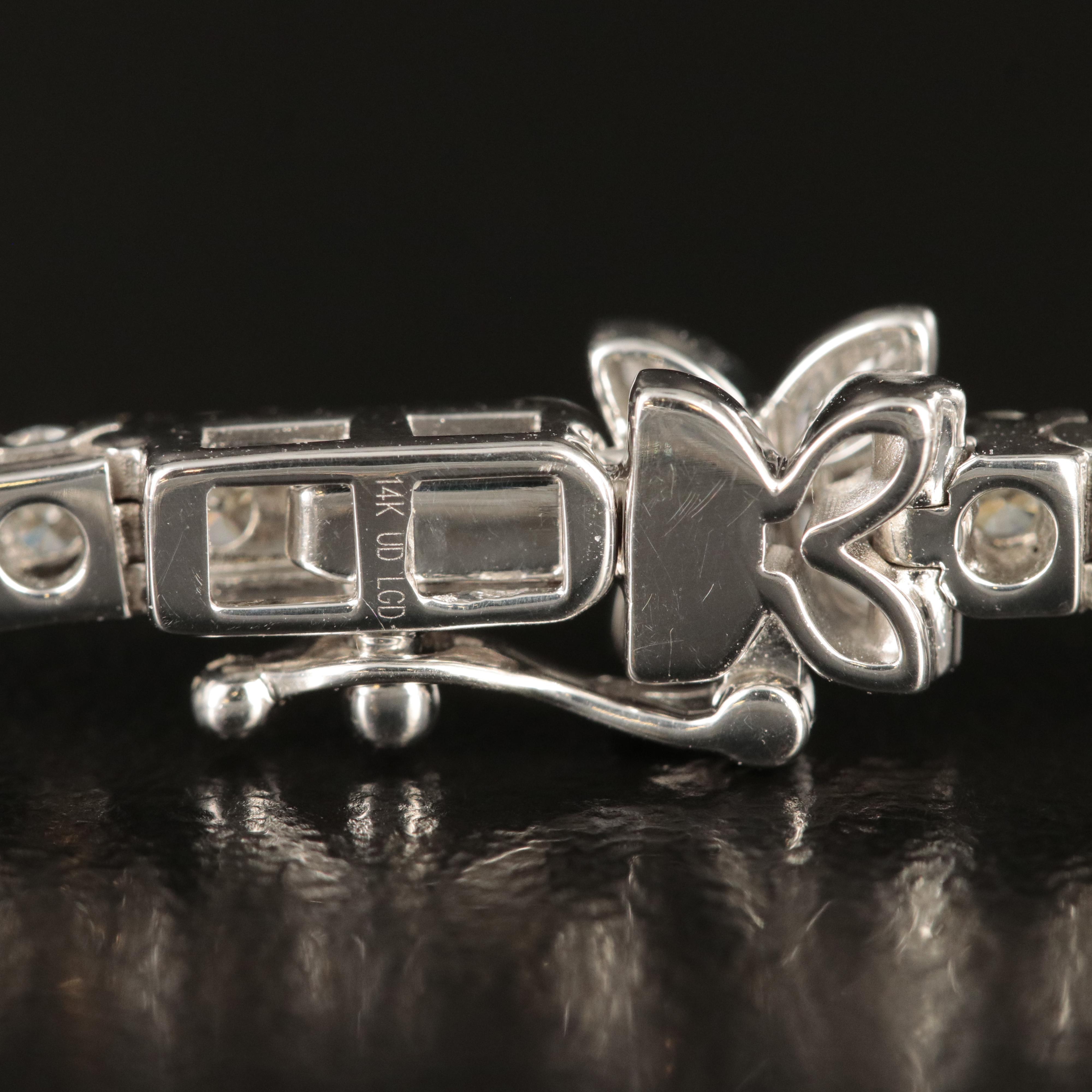 14K 5.00 CTW Lab Grown Diamond Bracelet with IGI Report