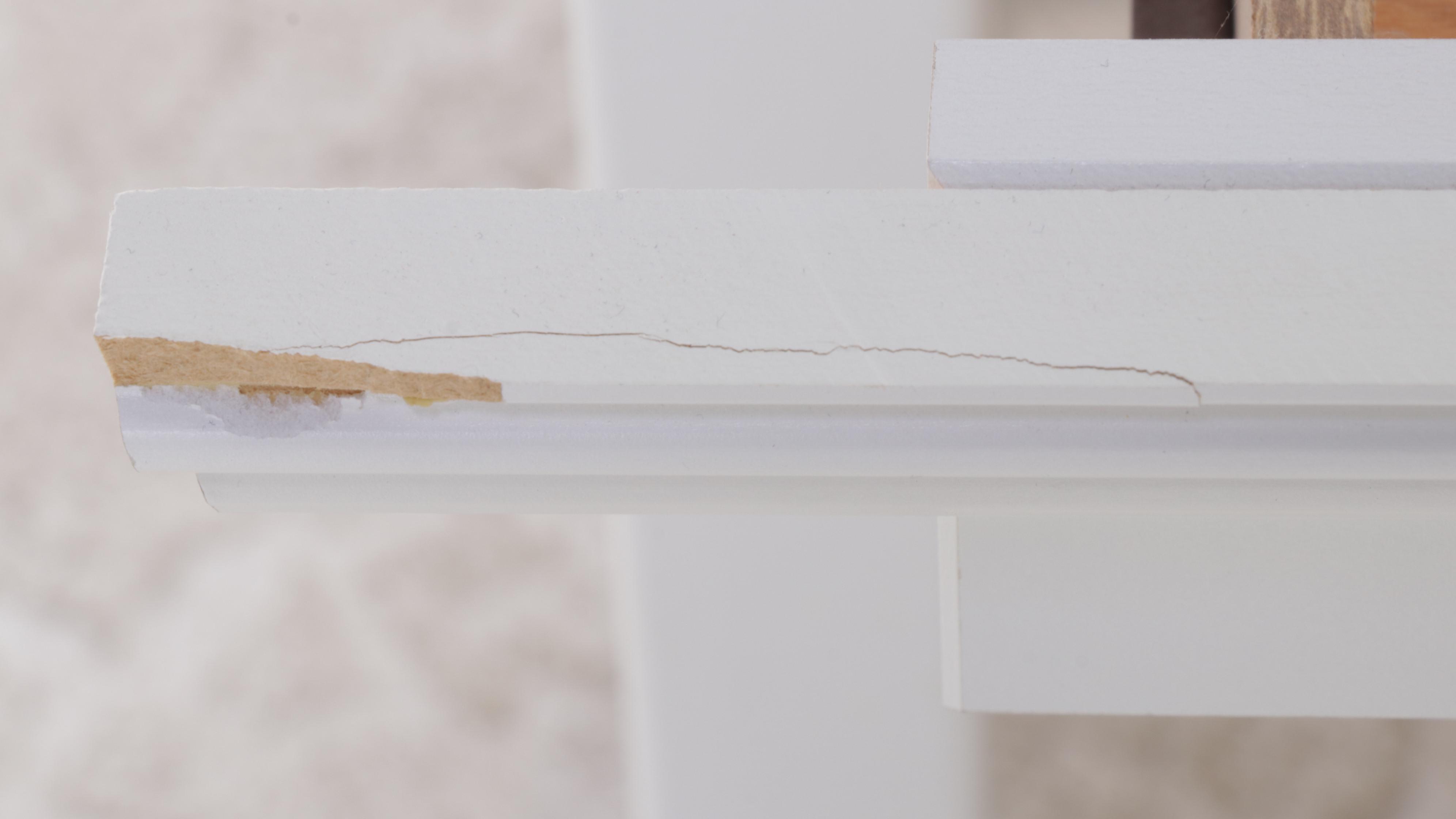 Lang Furniture White Laminate Desk with Hutch