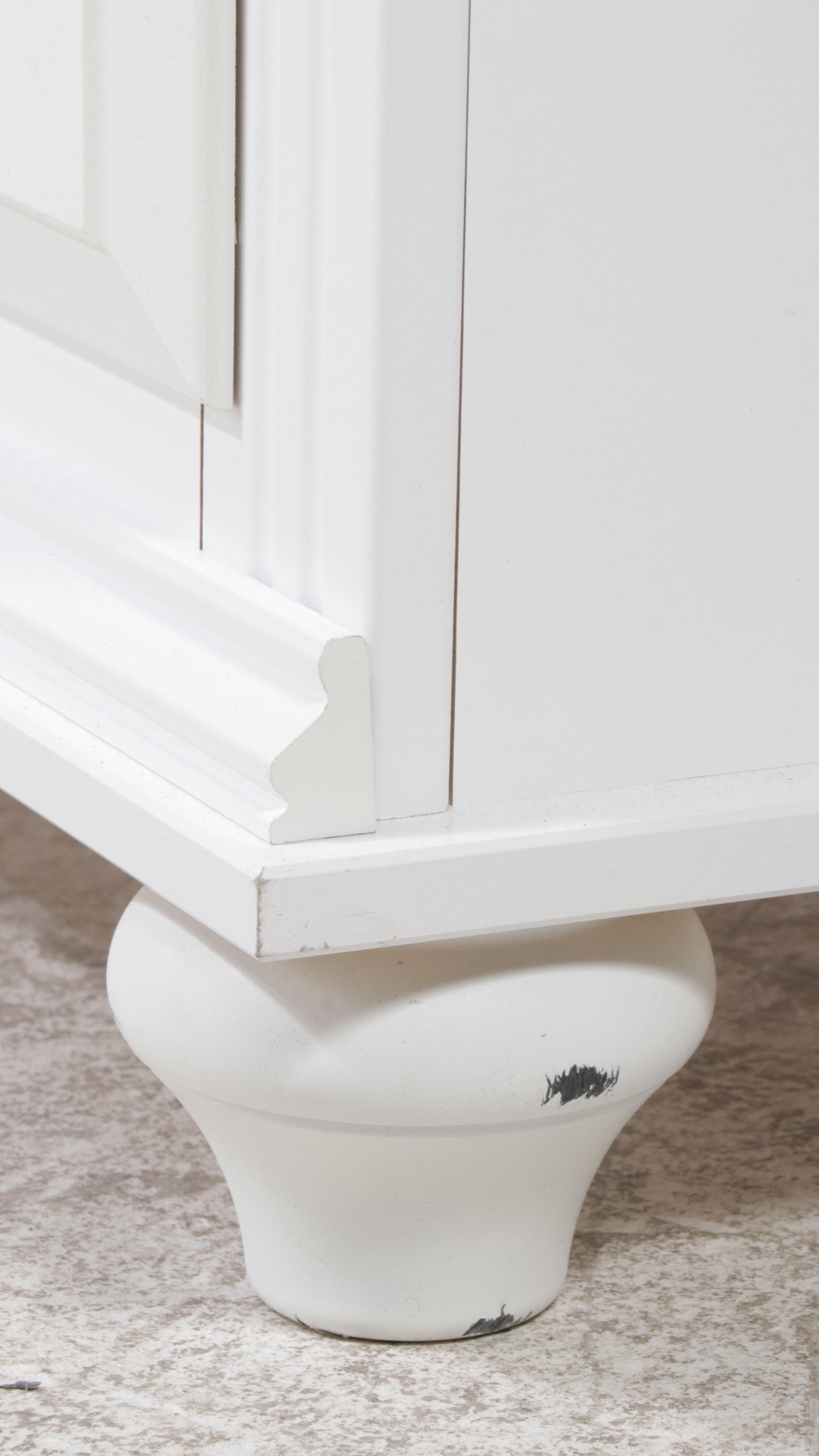 Lang Furniture White Laminate Desk with Hutch