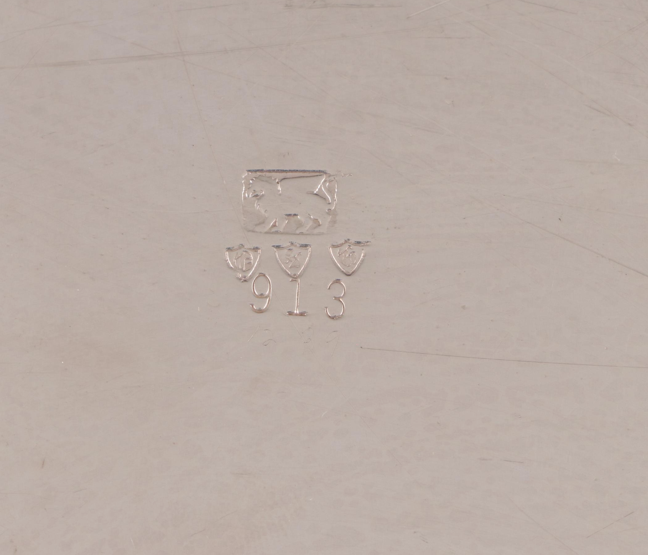 Gorham "Paul Revere" Silver Plate Serving Bowl with Oxford Silver Round Platter