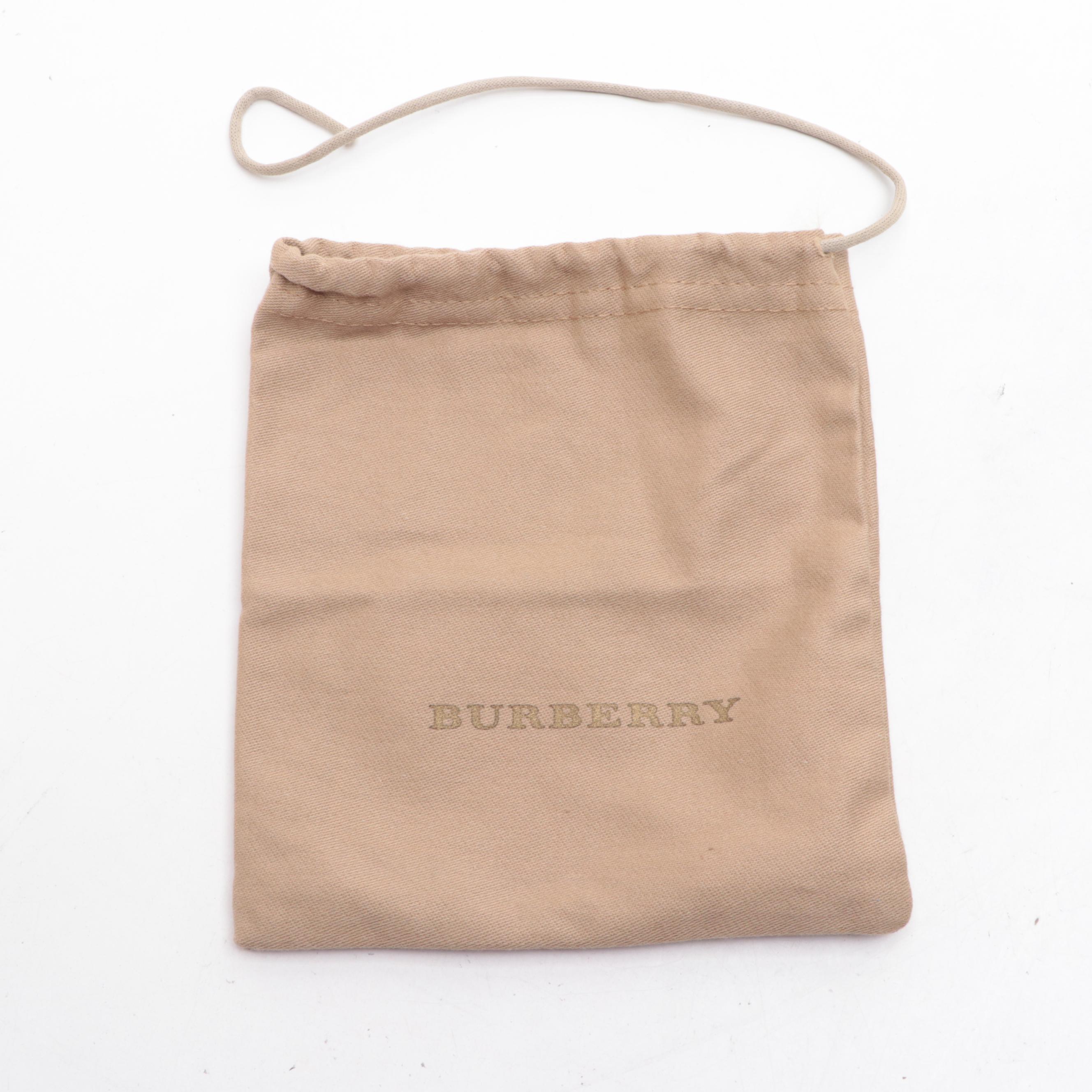 Burberry Card Case with Chain in Grain Leather