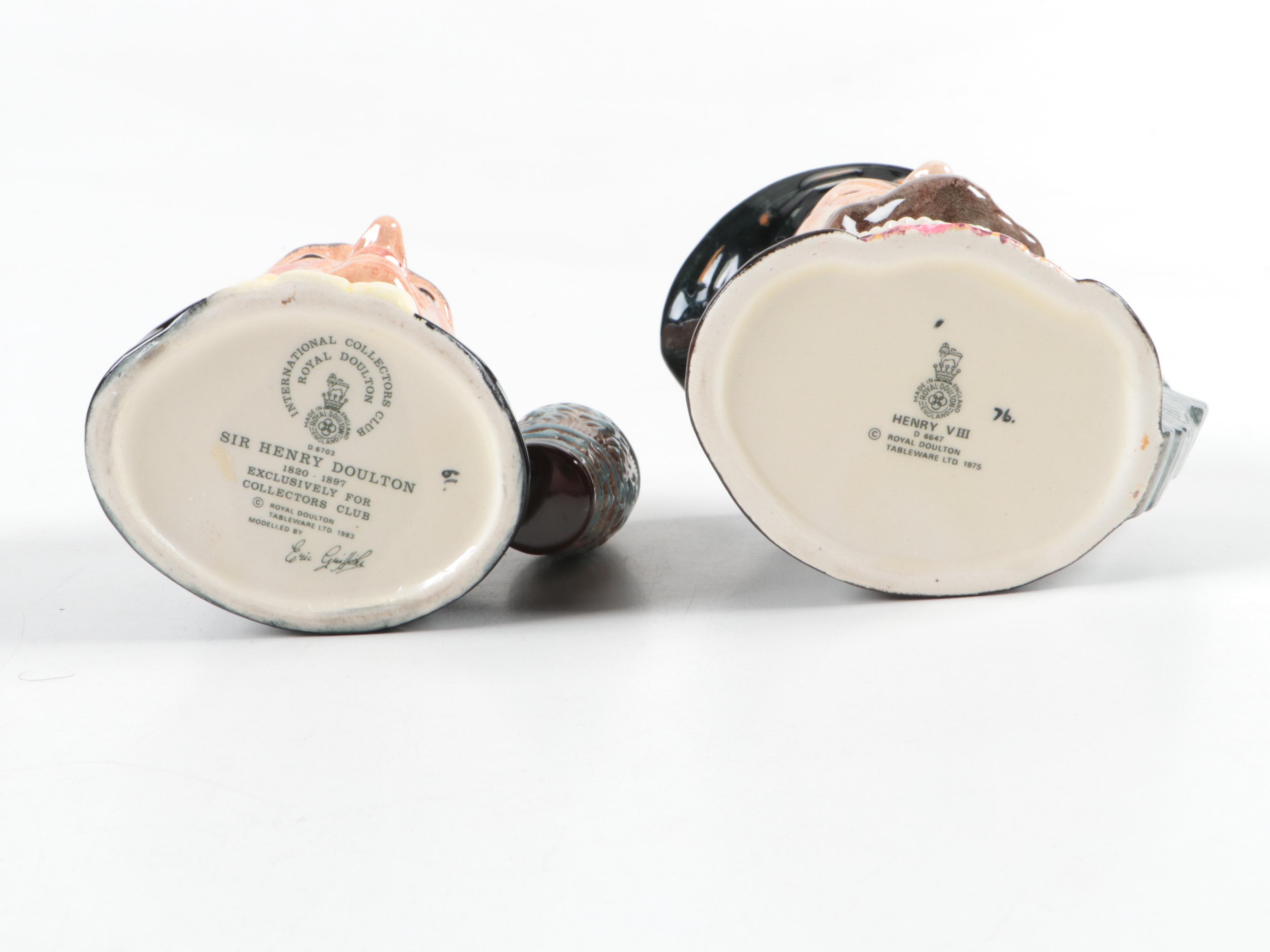 Royal Doulton Collector's Club and Other Royal Doulton Character Jugs