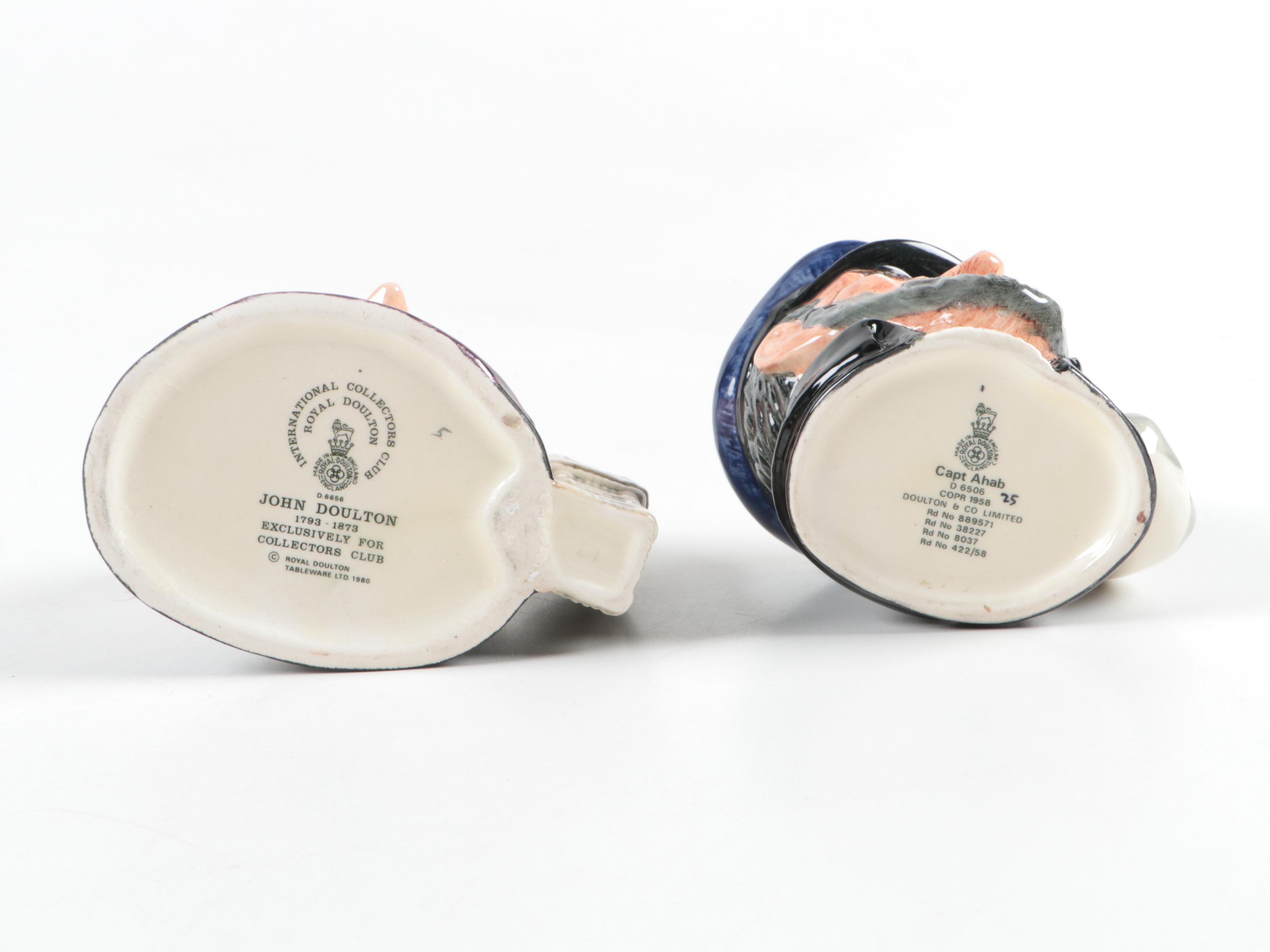 Royal Doulton Collector's Club and Other Royal Doulton Character Jugs