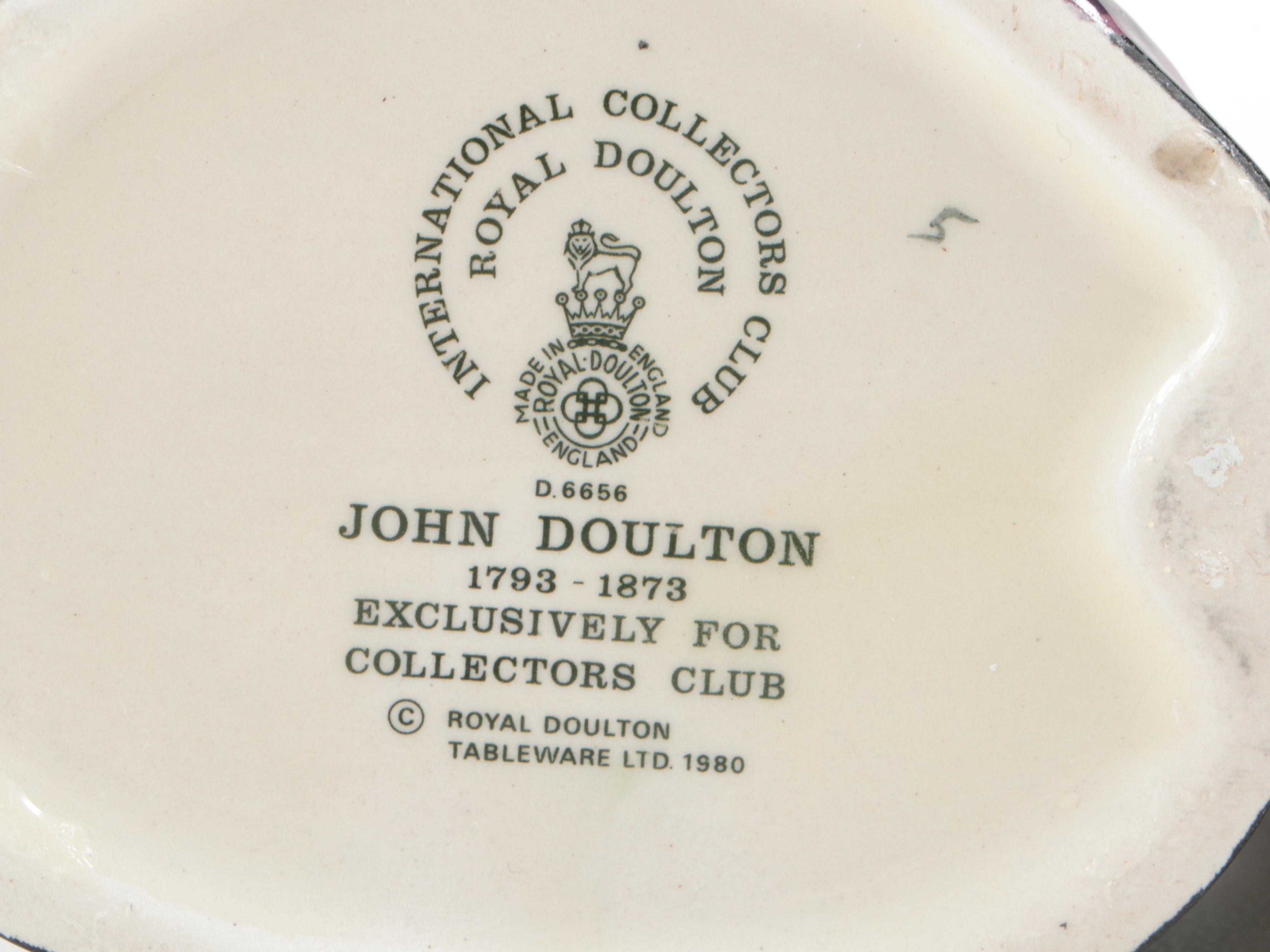 Royal Doulton Collector's Club and Other Royal Doulton Character Jugs