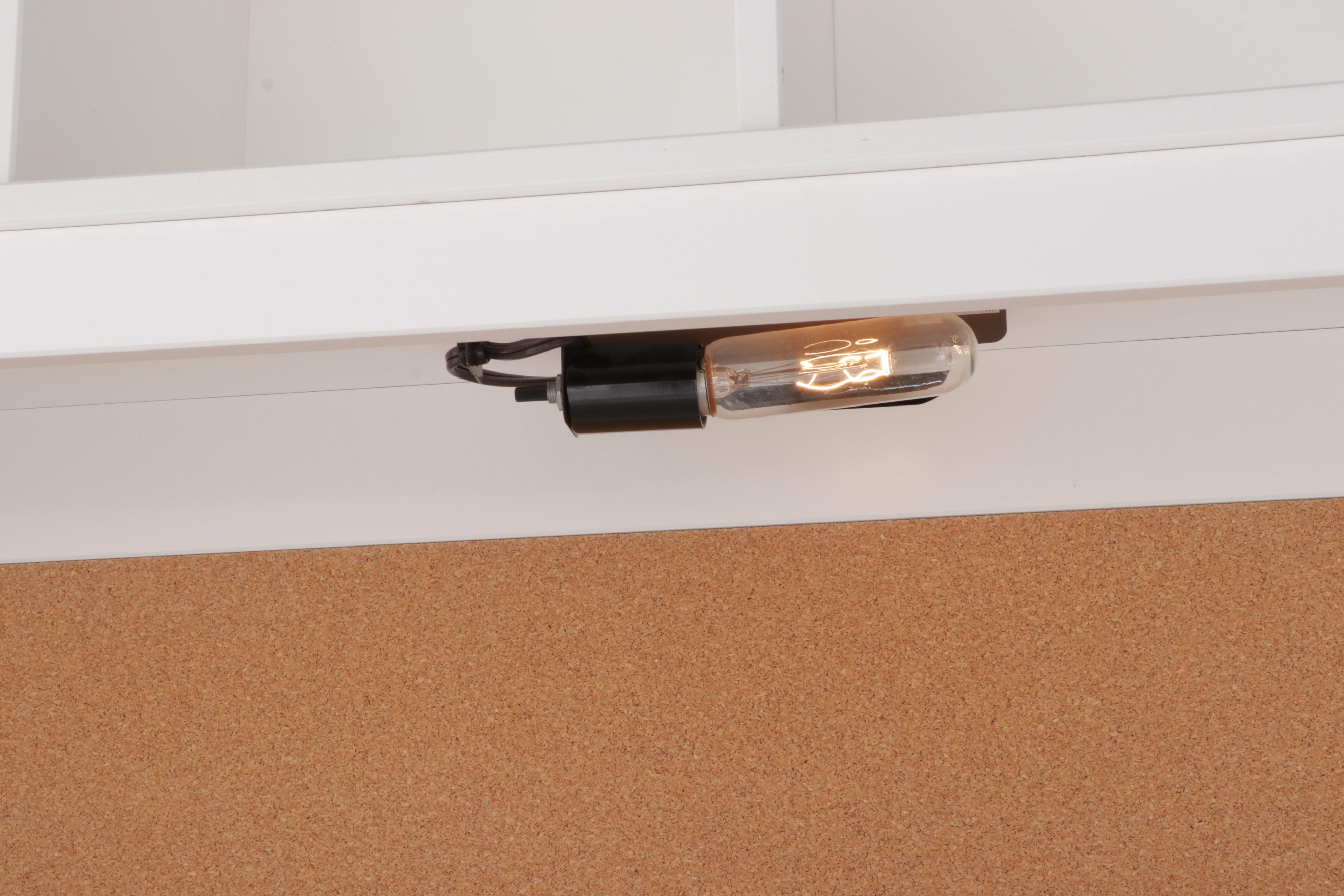 Lang Furniture White Laminate Desk with Hutch