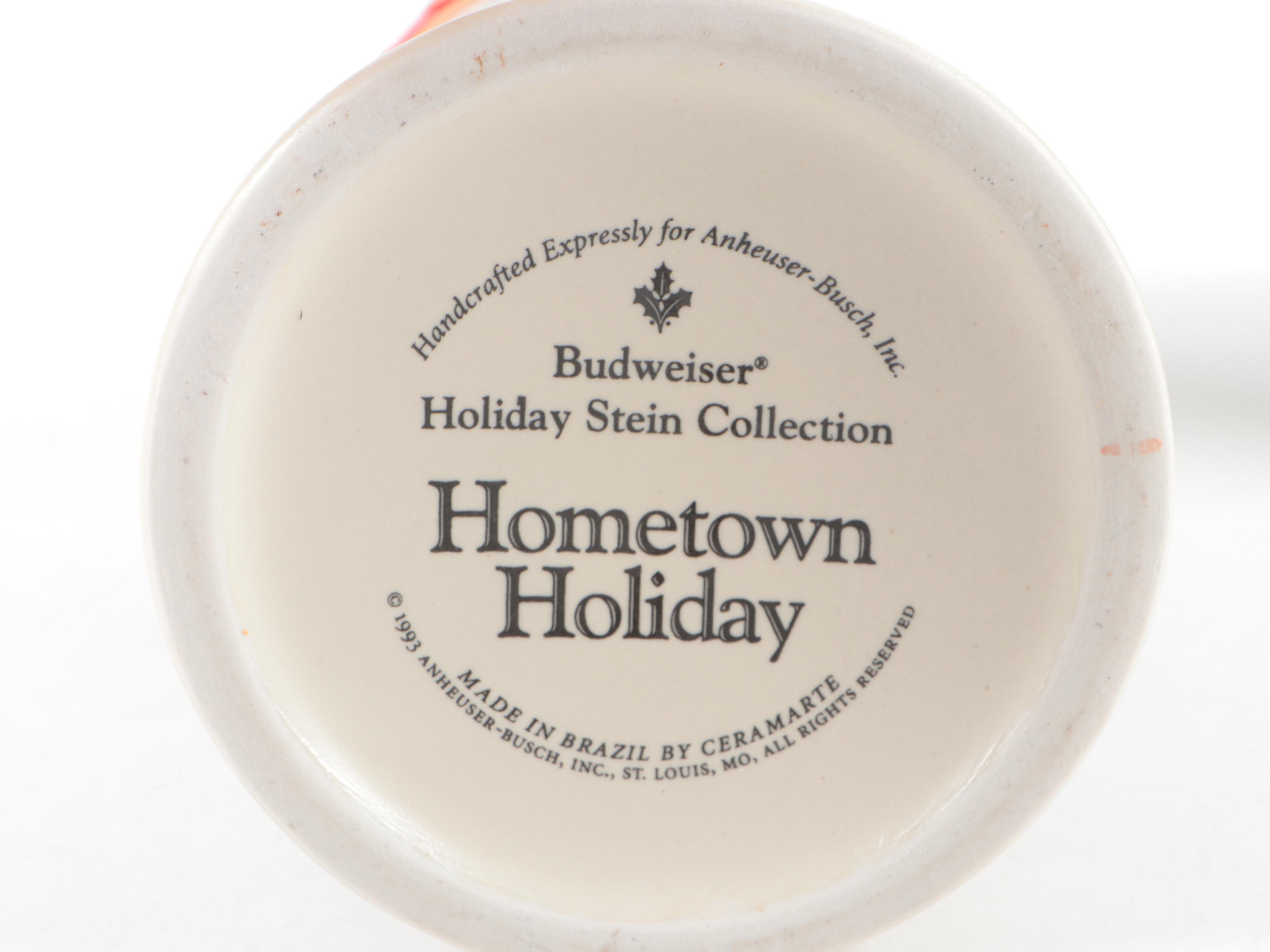 Anheuser-Busch and Promotional Products Budweiser Stoneware Steins