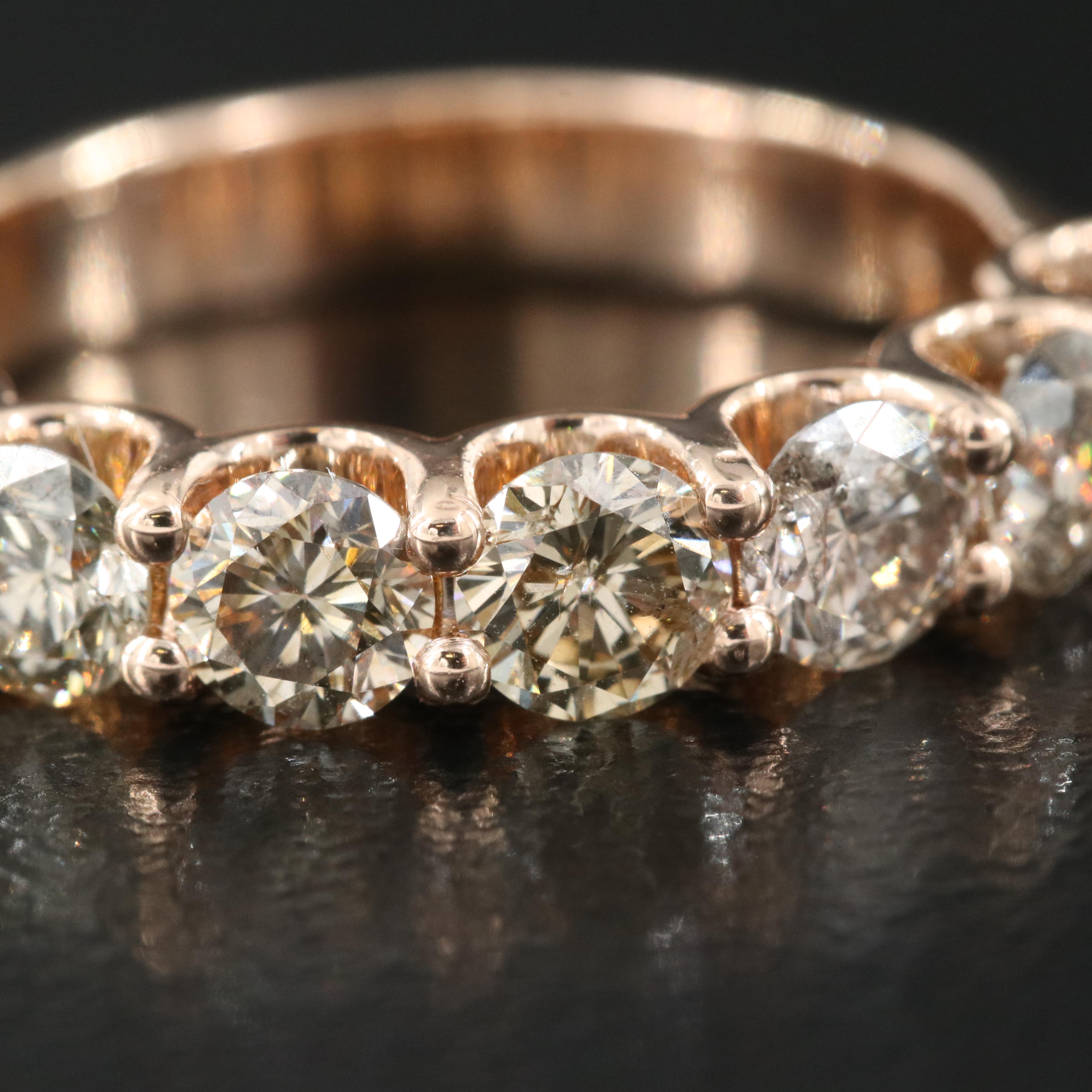 14K Rose Gold 1.91 CTW Diamond Ring