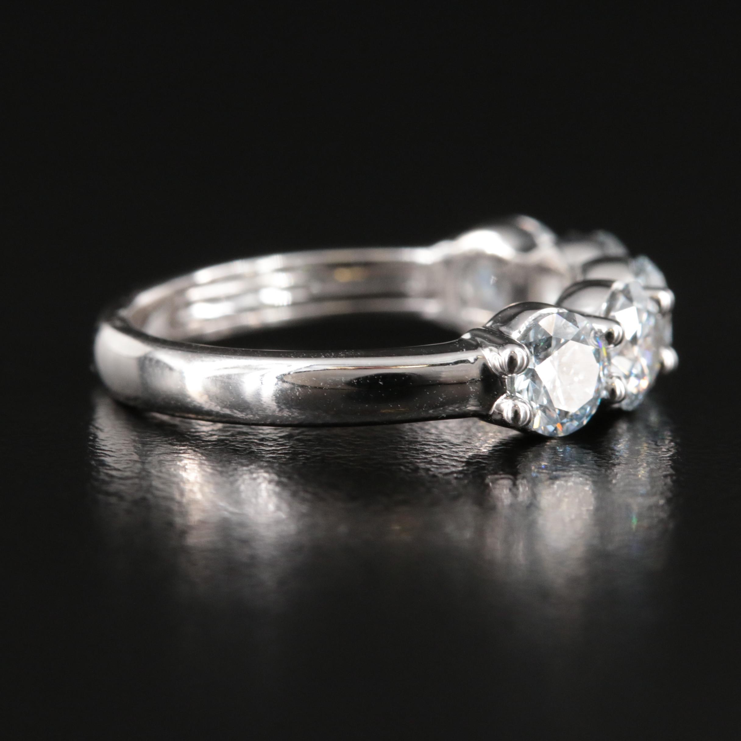 14K 2.00 CTW Lab Grown Diamond Five Stone Ring